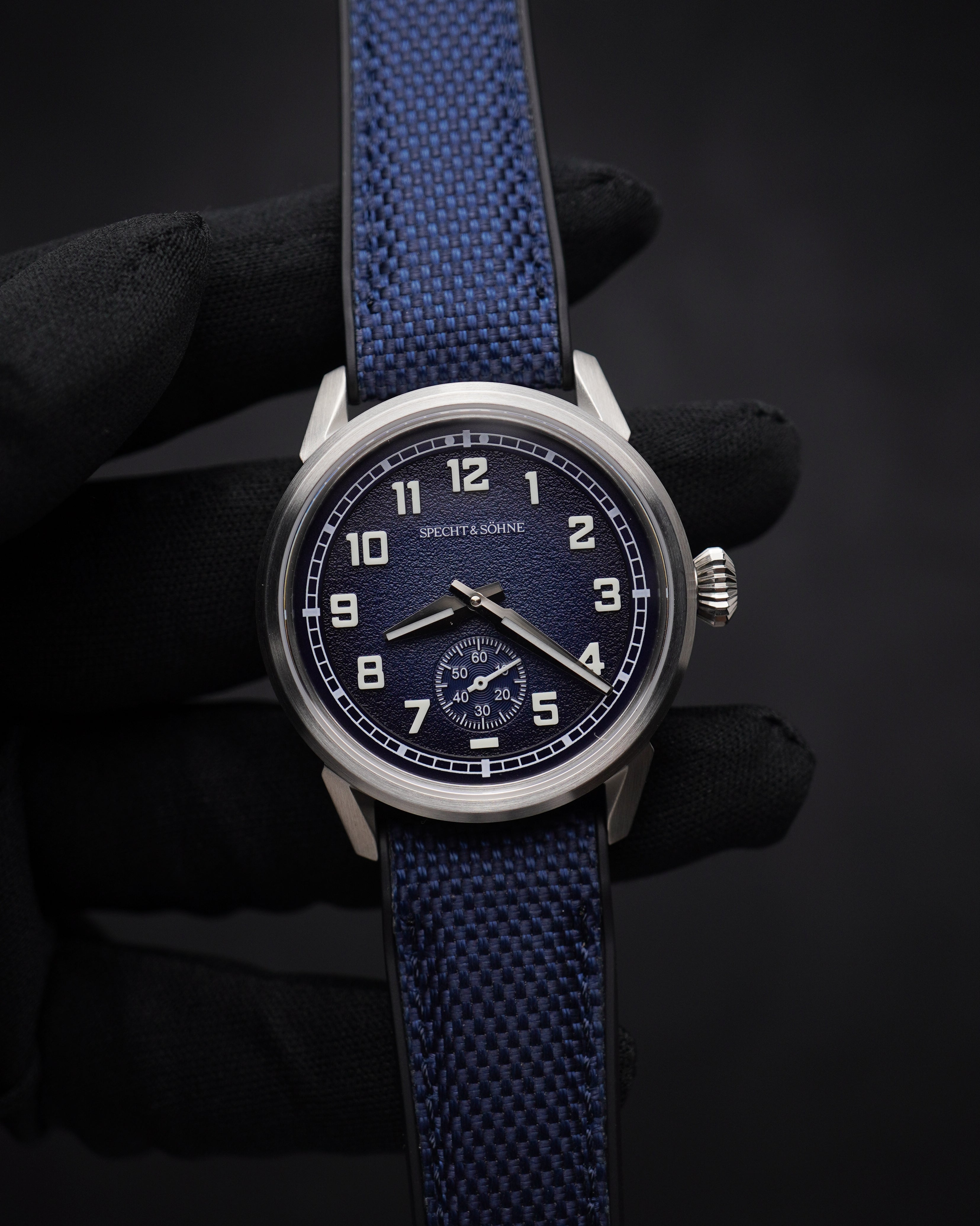 Specht & Söhne SP2647A2 Automático — Automático 38mm Slim, pulseira de borracha, vista 2