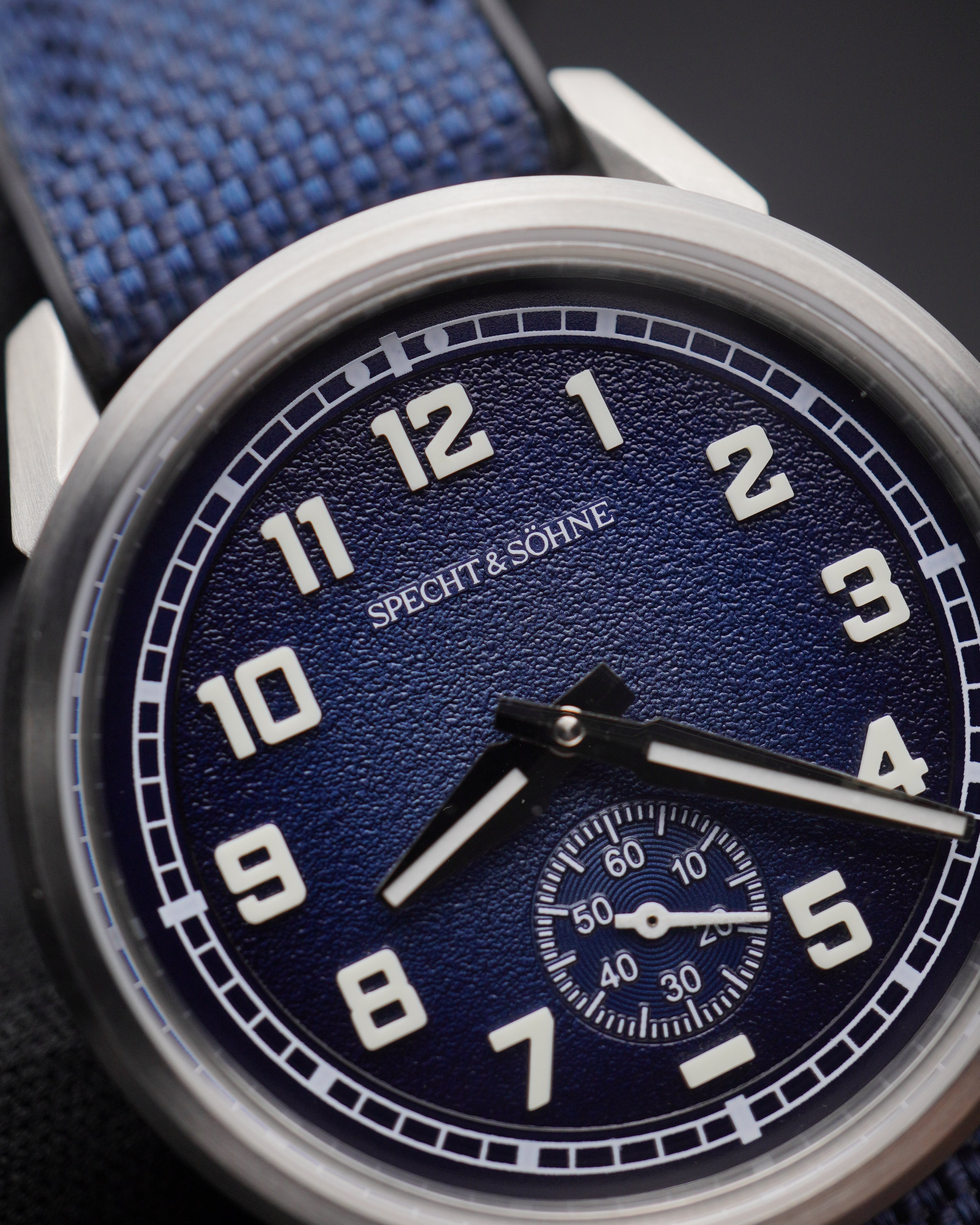 Specht & Söhne SP2647A2 Automático — Automático 38mm Slim, pulseira de borracha, vista 3