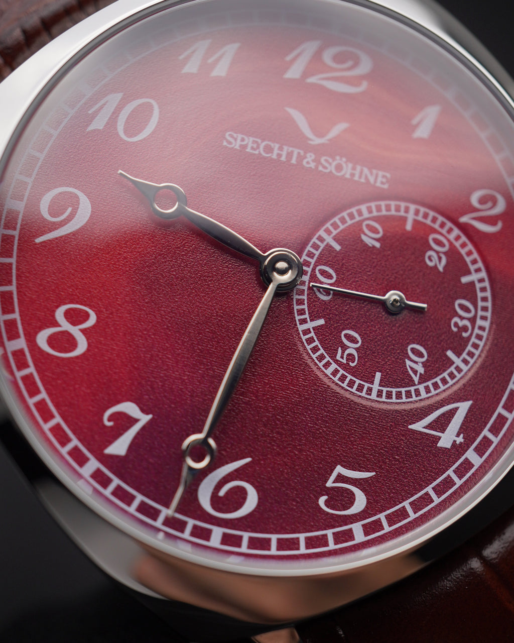 Specht & Söhne SP2645A3 Automático — Automático Seagull 38mm, pulseira de couro, vista 5