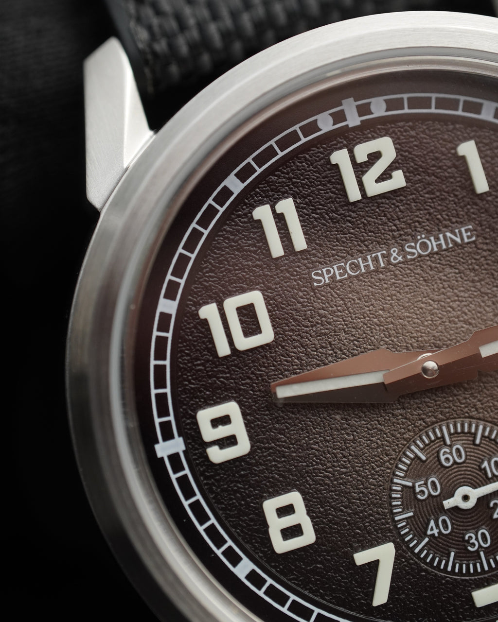 Specht & Söhne SP2647A3 Automático — Automático 38mm Slim, pulseira de borracha, vista 3