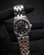 Specht & Söhne SP0043A1 Automático — Explorador 37mm, pulseira de aço, vista 2