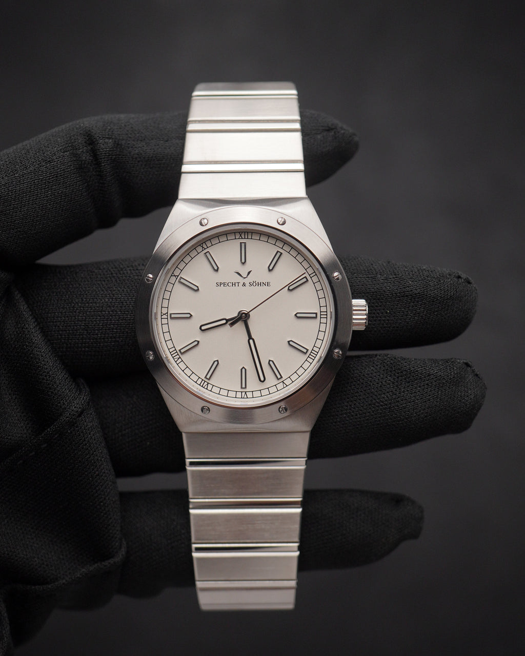 Specht & Söhne SP0033Q2 Quartz — Clássico 38mm, pulseira de aço, vista 4