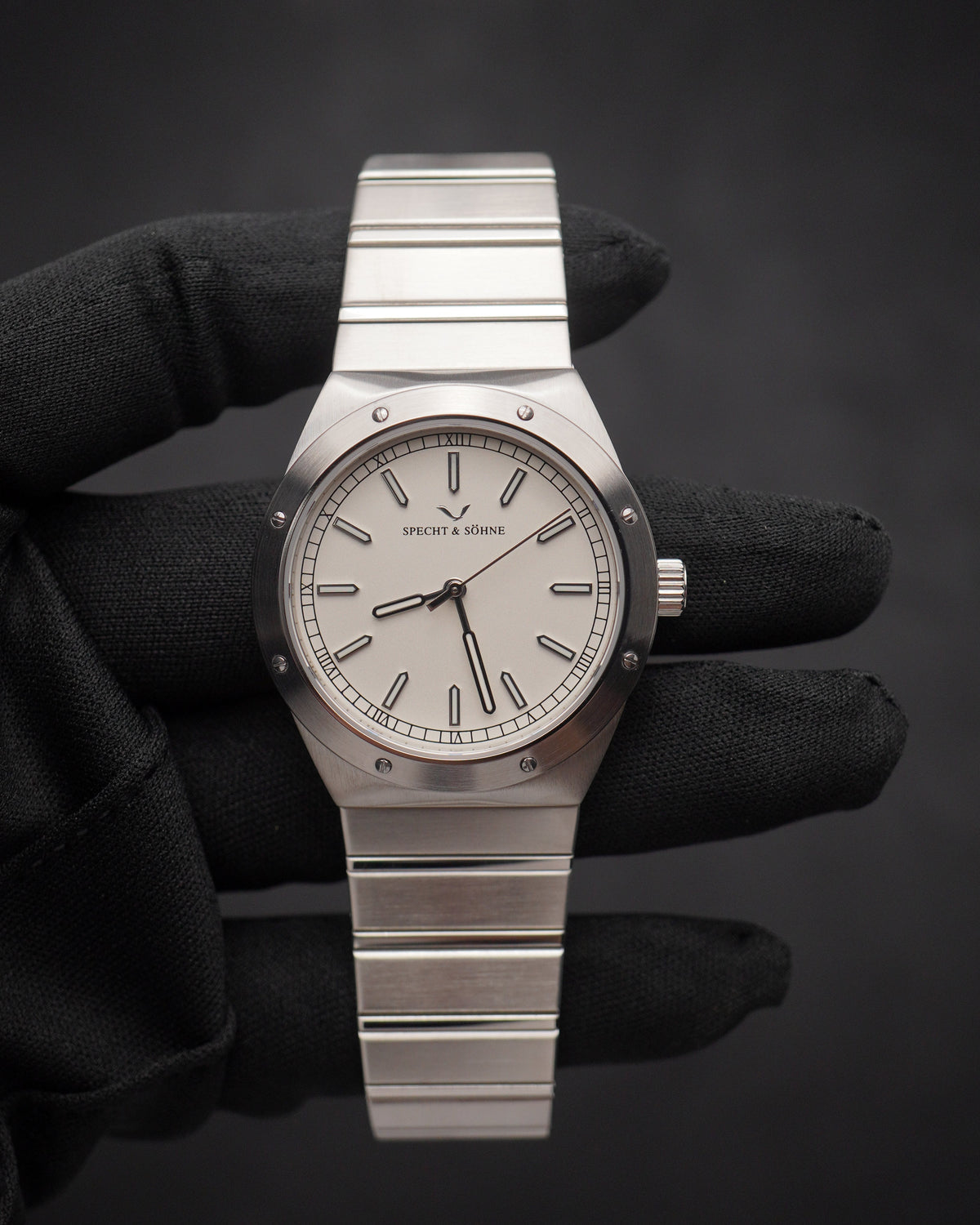 Specht & Söhne SP0033Q2 Quartz — Clássico 38mm, pulseira de aço, vista 4