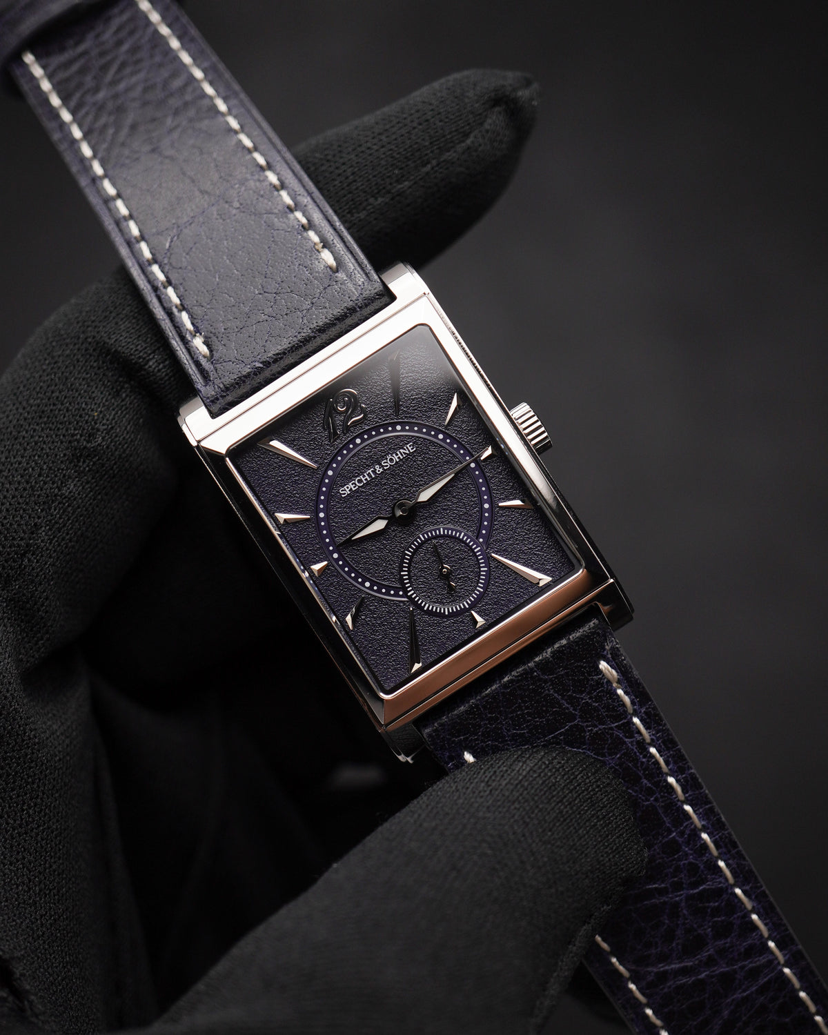 Specht & Söhne SP2648Q1 Quartz — Compacto 26mm, pulseira de couro, vista 4
