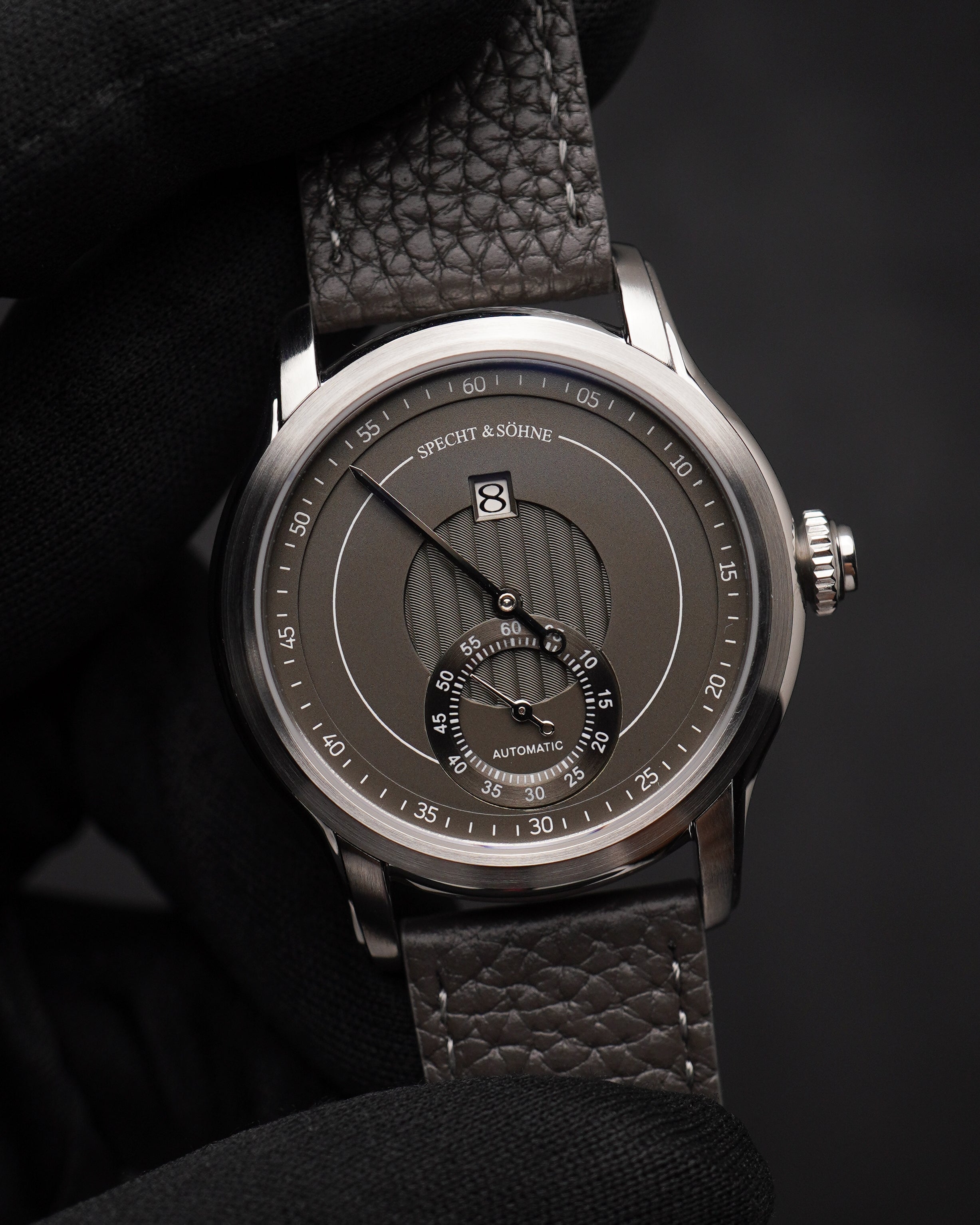 Specht & Söhne SP2652A2 Automático — Automático 39mm Pequenos Segundos, pulseira de couro, vista 2