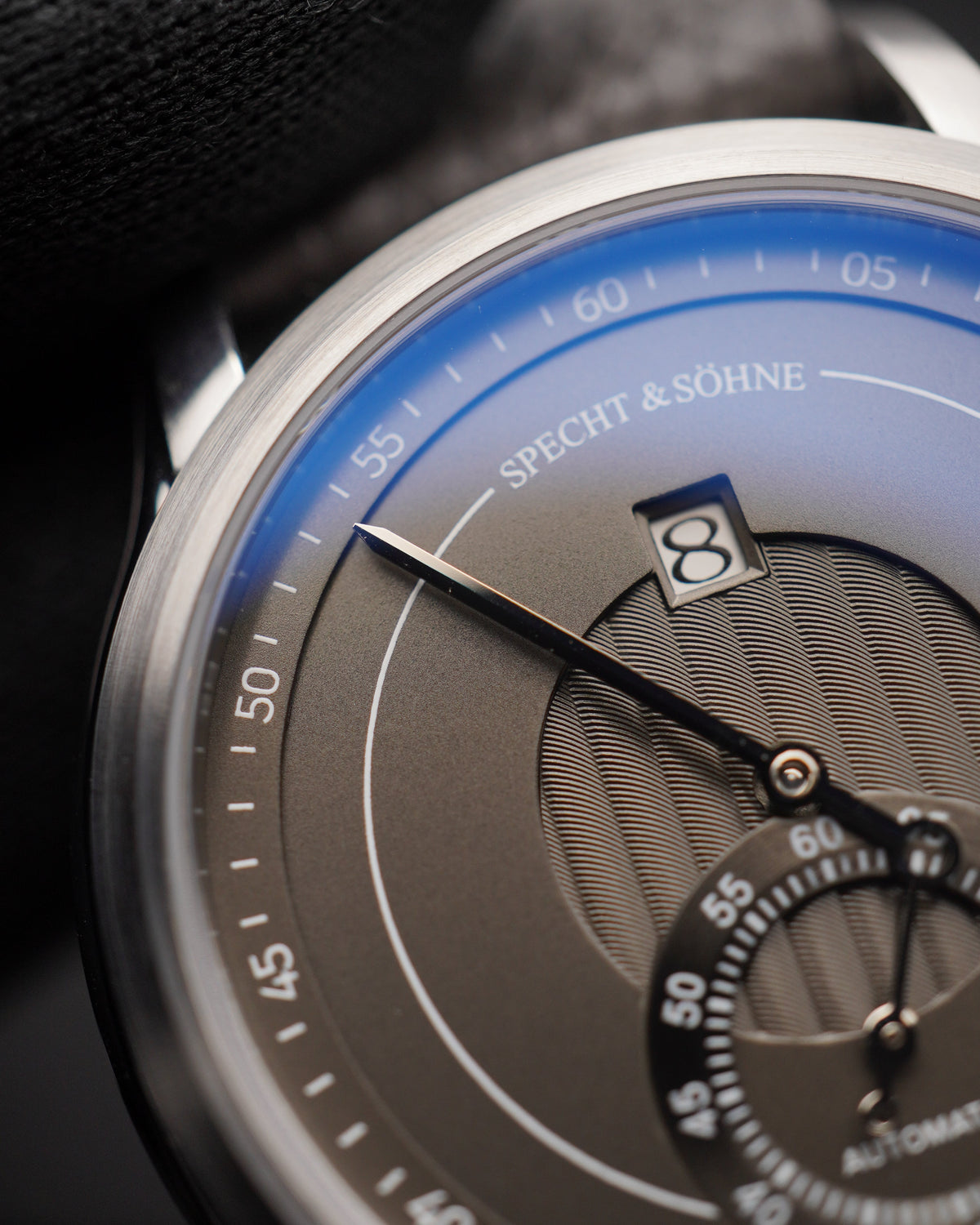 Specht & Söhne SP2652A2 Automático — Automático 39mm Pequenos Segundos, pulseira de couro, vista 3