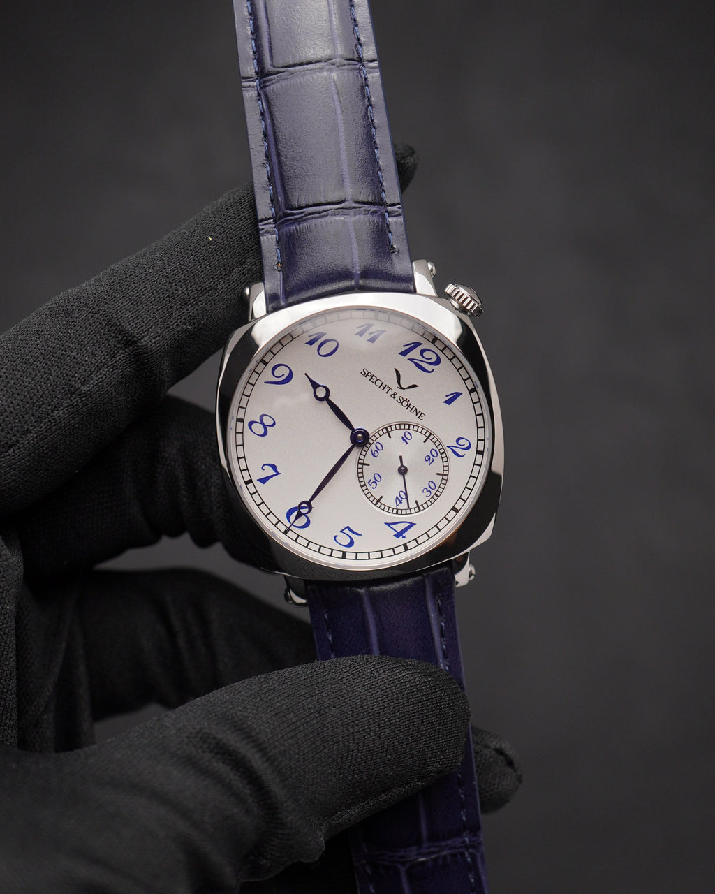 Specht & Söhne SP2645A4 Automático — Automático Seagull 38mm, pulseira de couro, vista 2