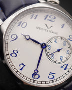 Specht & Söhne SP2645A4 Automático — Automático Seagull 38mm, pulseira de couro, vista 3