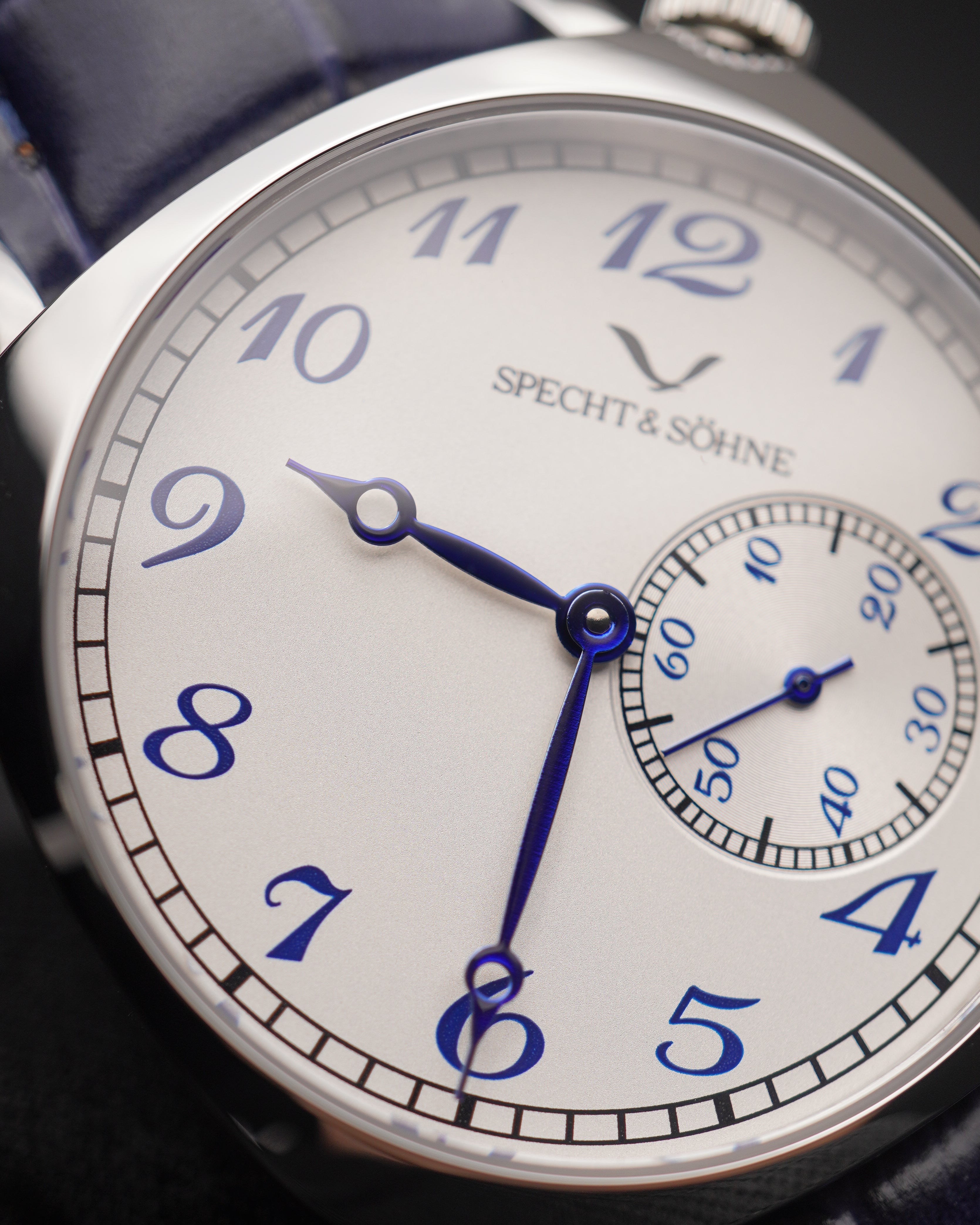 Specht & Söhne SP2645A4 Automático — Automático Seagull 38mm, pulseira de couro, vista 3
