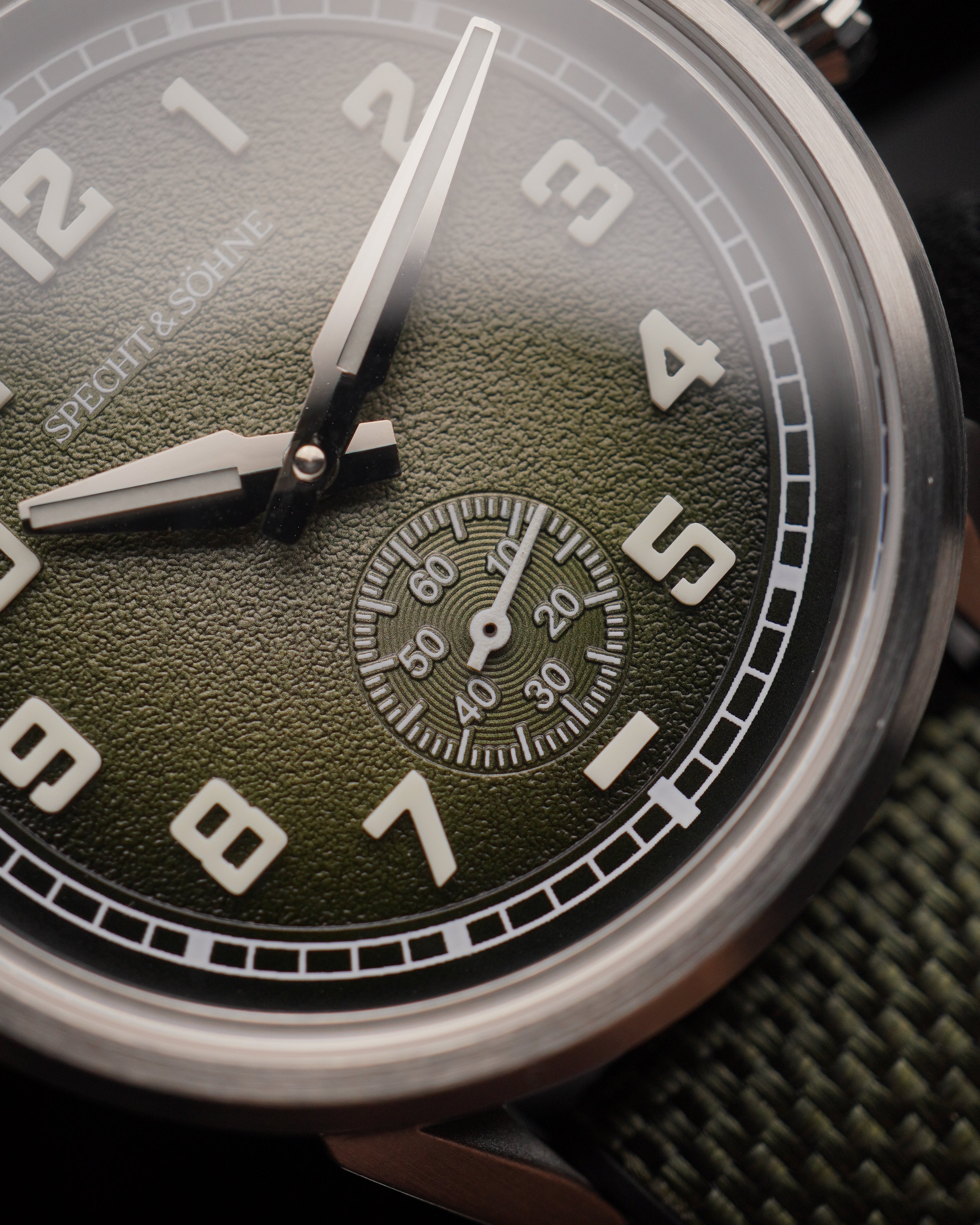 Specht & Söhne SP2647A1 Automático — Automático 38mm Slim, pulseira de borracha, vista 3