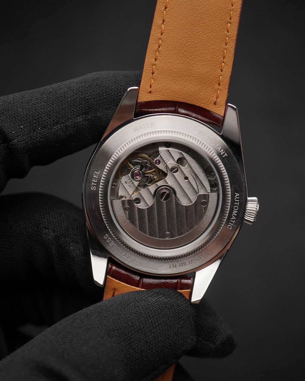 Specht & Söhne SP2649A1 Automático — Automático 38,5mm, pulseira de couro, vista 10