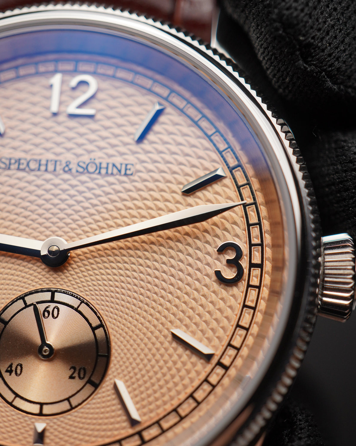Specht & Söhne SP2649A1 Automático — Automático 38,5mm, pulseira de couro, vista 5