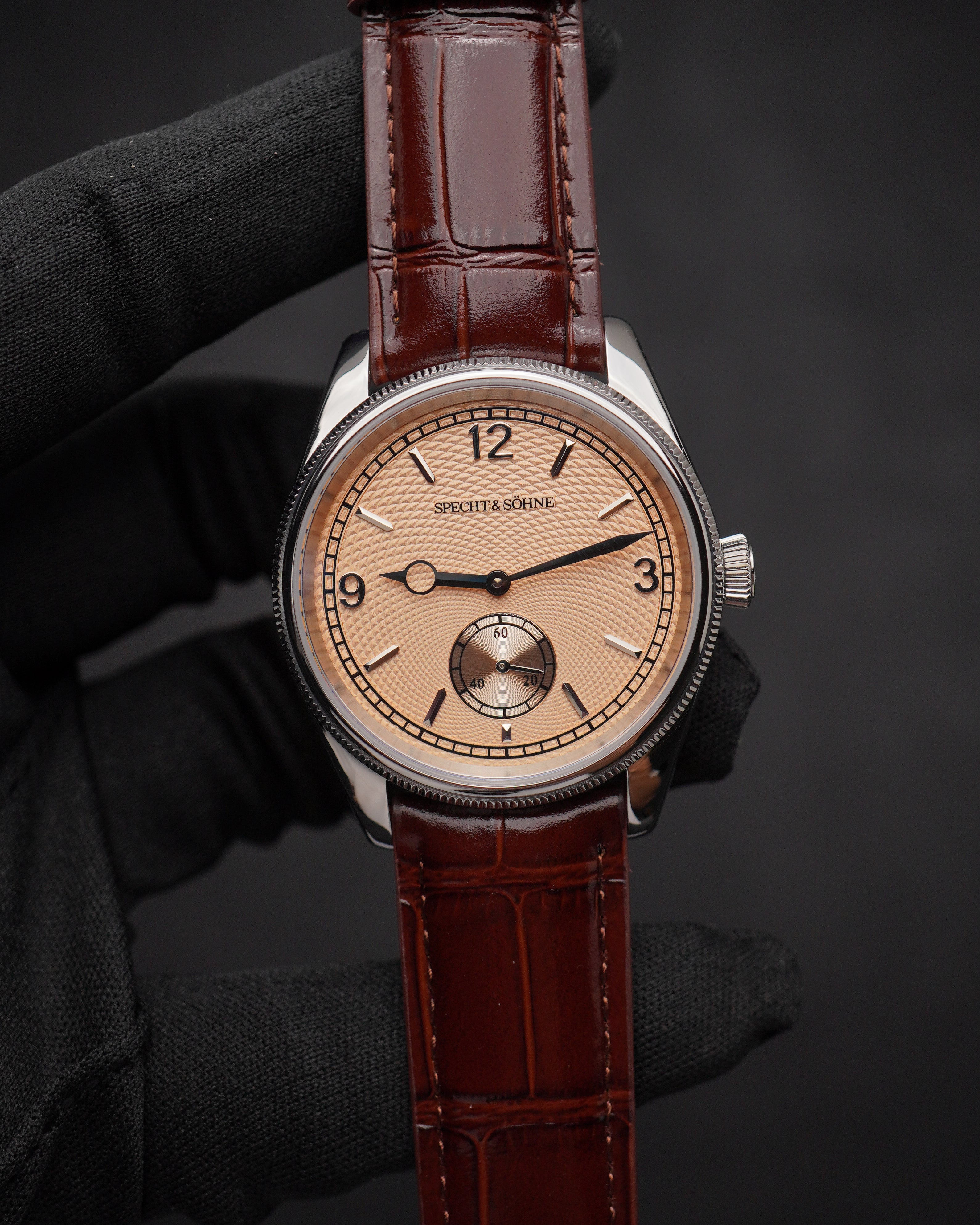 Specht & Söhne SP2649A1 Automático — Automático 38,5mm, pulseira de couro, vista 2