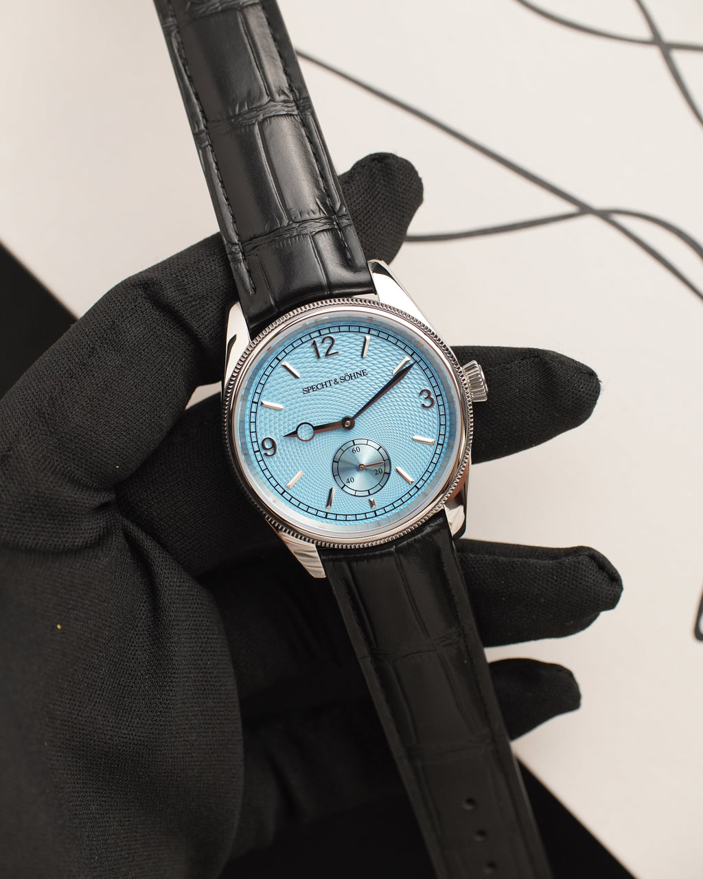 Specht & Söhne SP2649A5 Automático — Automático 38,5mm, pulseira de couro, vista 5