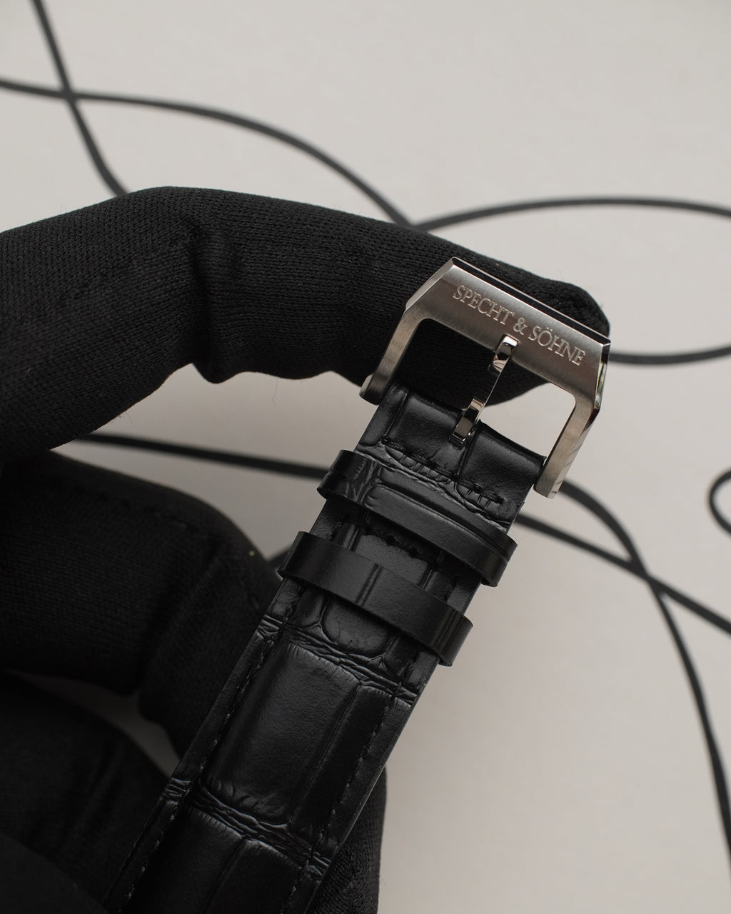 Specht & Söhne SP2649A5 Automático — Automático 38,5mm, pulseira de couro, vista 8