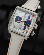 Specht & Söhne SP0009Q6 Quartz — Cronógrafo Quadrado 39mm, pulseira de couro, vista 4