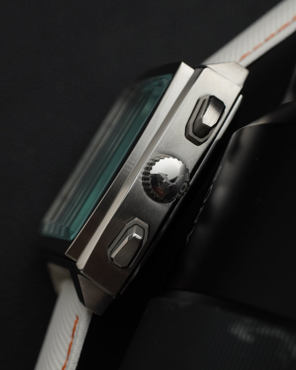 Specht & Söhne SP0009Q6 Quartz — Cronógrafo Quadrado 39mm, pulseira de couro, vista 9