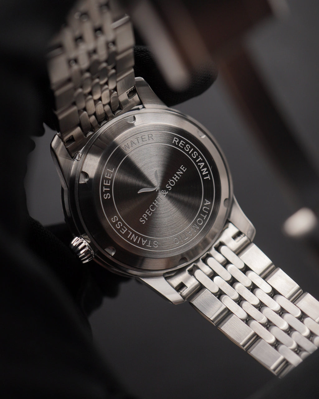Specht & Söhne SP2653A1 Automático — Automático 39mm Premium, pulseira de aço, vista 6