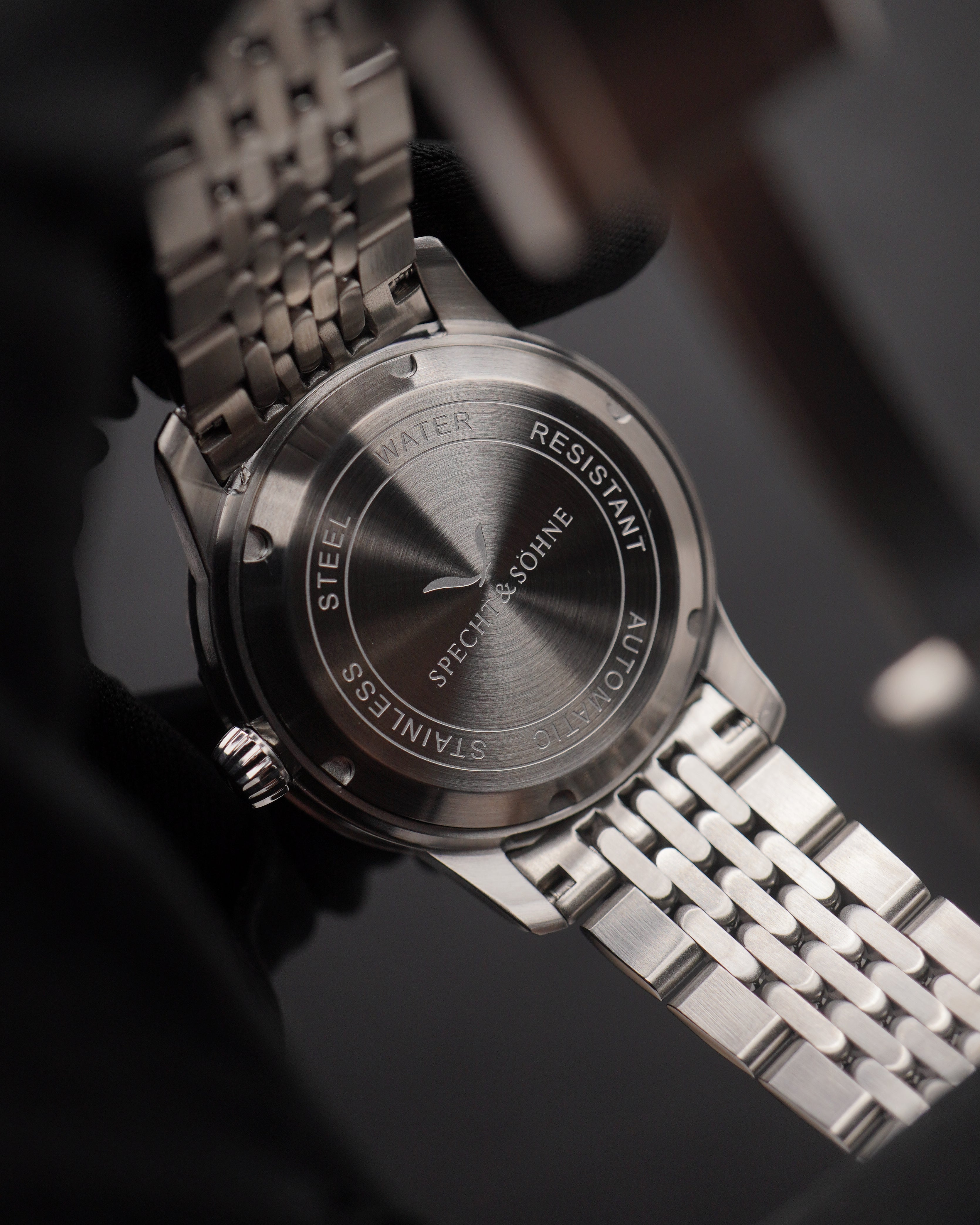 Specht & Söhne SP2653A1 Automático — Automático 39mm Premium, pulseira de aço, vista 6