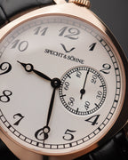 Specht & Söhne SP2645A5 Automático — Automático Seagull 38mm, pulseira de couro, vista 3