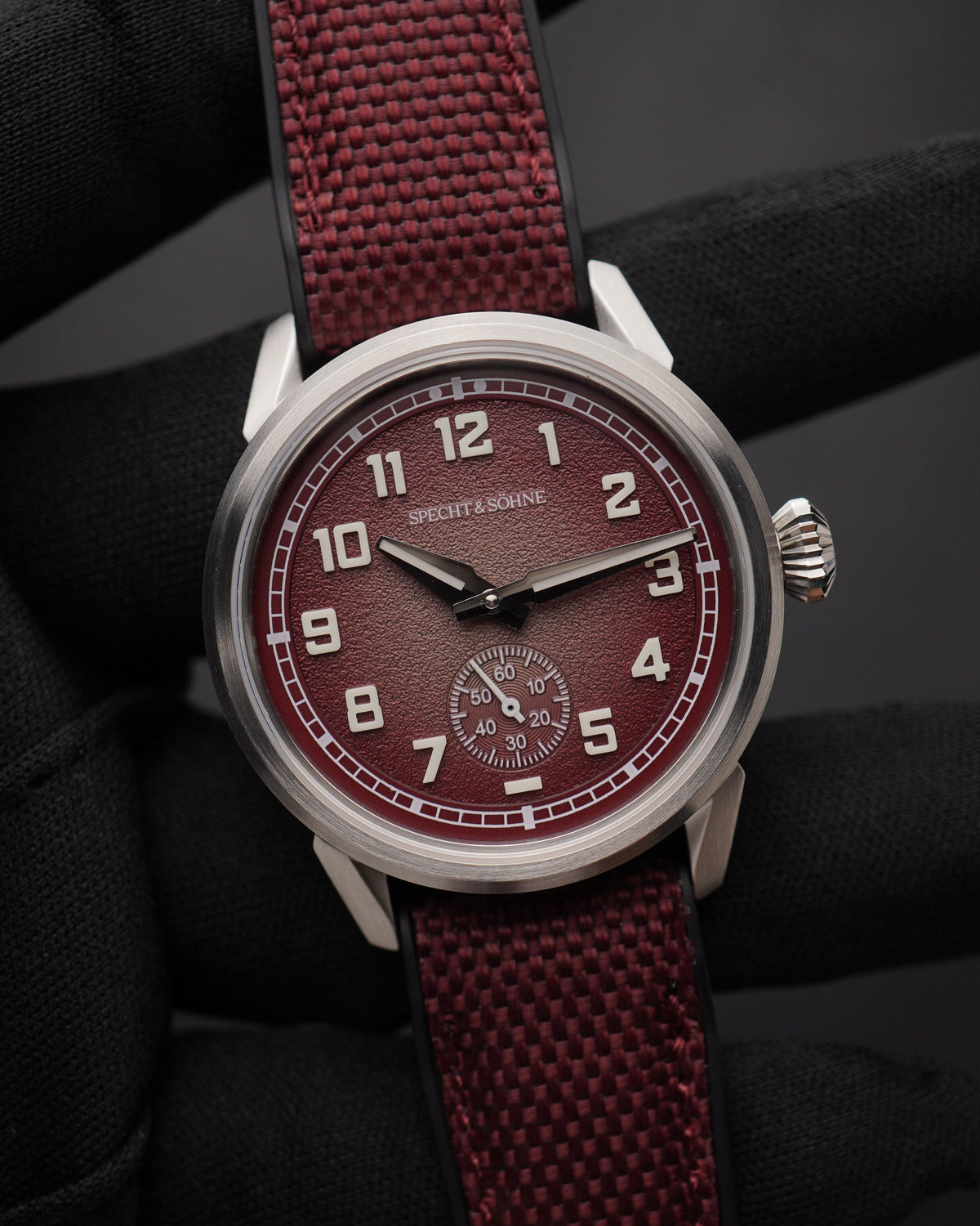 Specht & Söhne SP2647A4 Automático — Automático 38mm Slim, pulseira de borracha, vista 4
