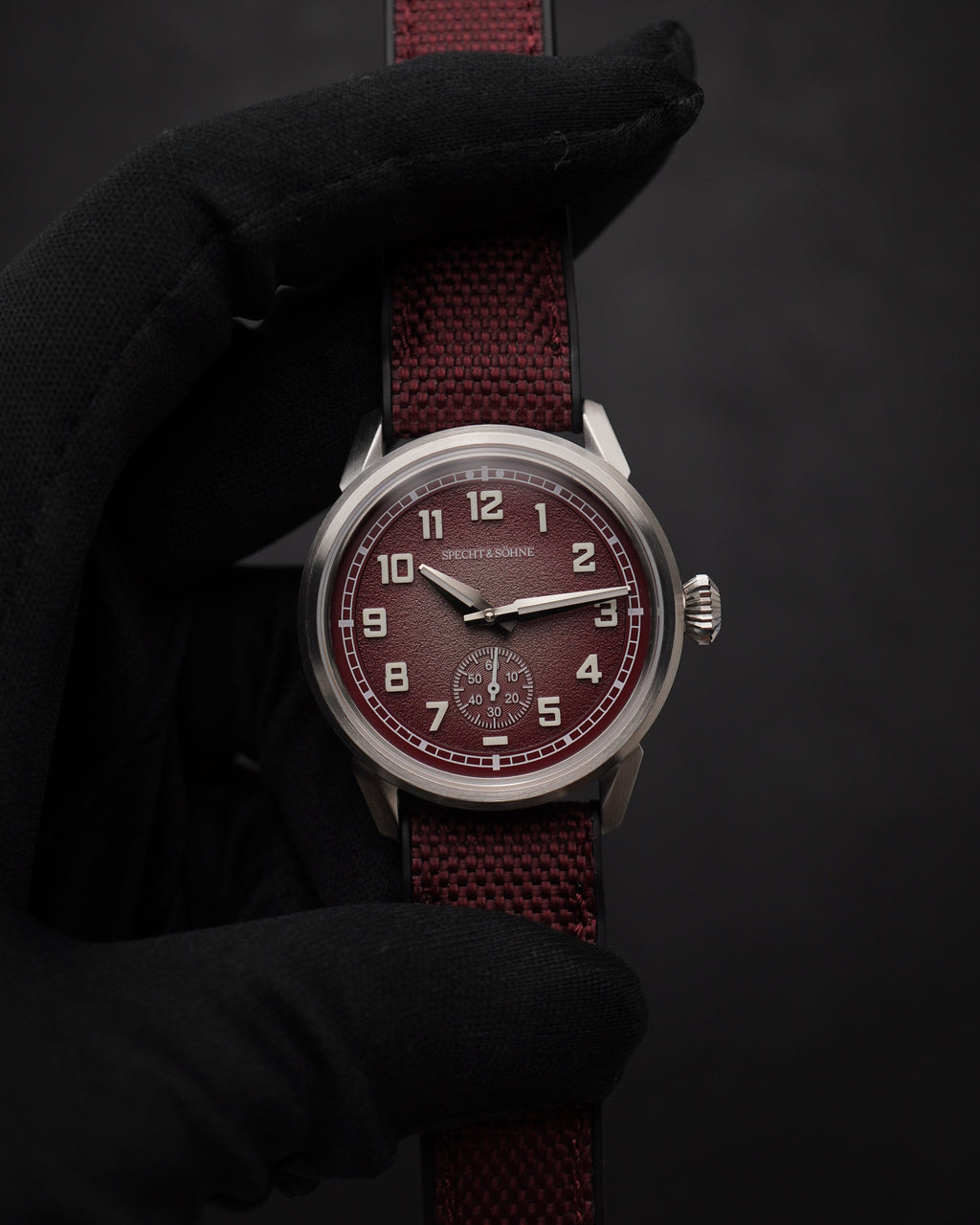 Specht & Söhne SP2647A4 Automático — Automático 38mm Slim, pulseira de borracha, vista 2