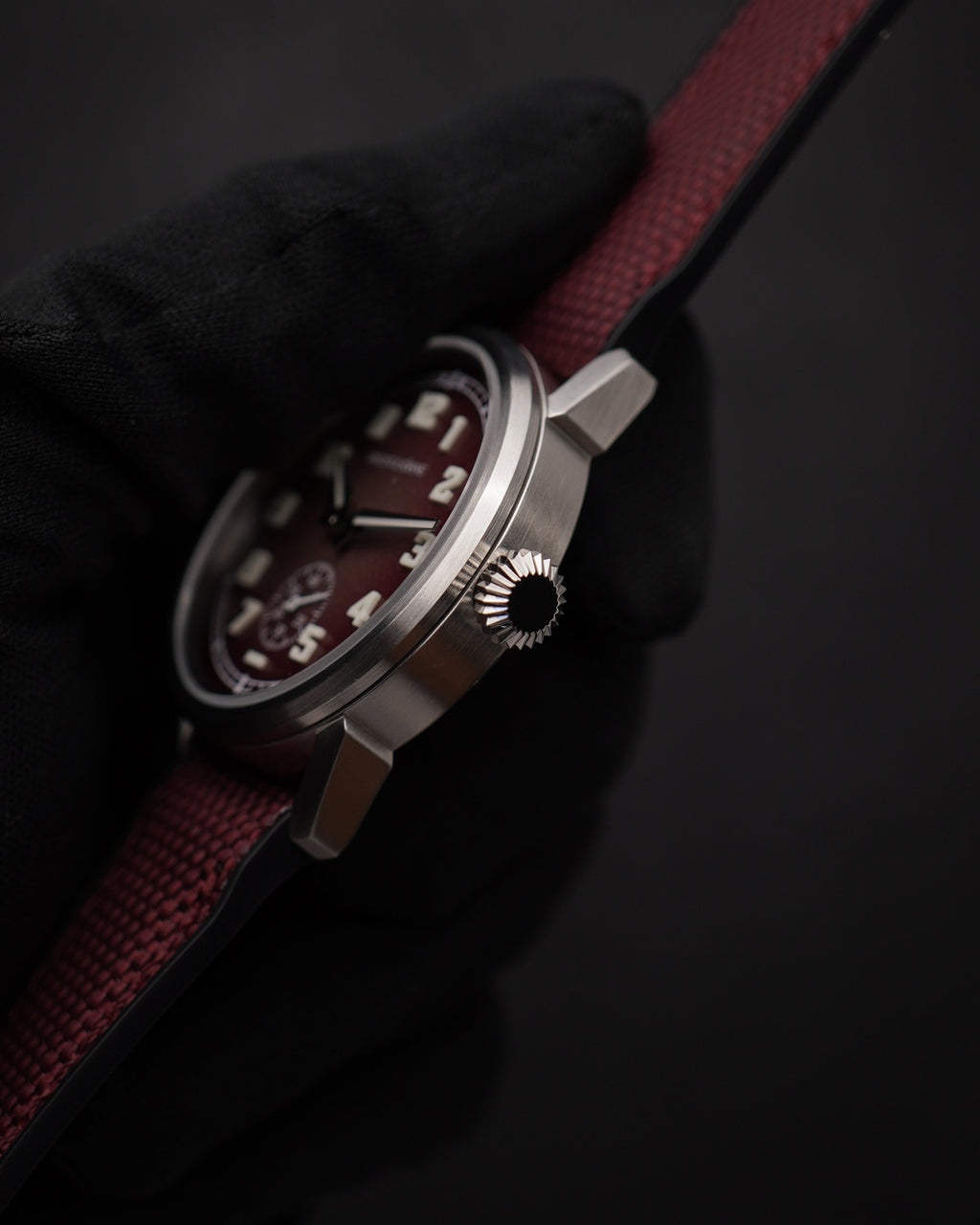 Specht & Söhne SP2647A4 Automático — Automático 38mm Slim, pulseira de borracha, vista 3