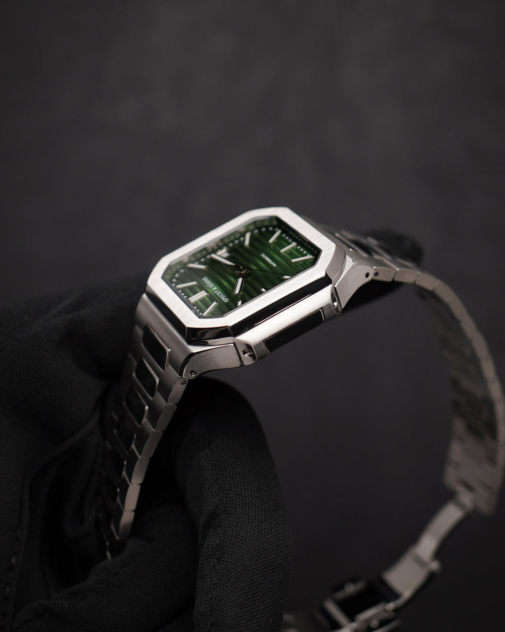 Specht & Söhne SP0028A1 Automático — Esportivo 41mm, pulseira de aço, vista 3