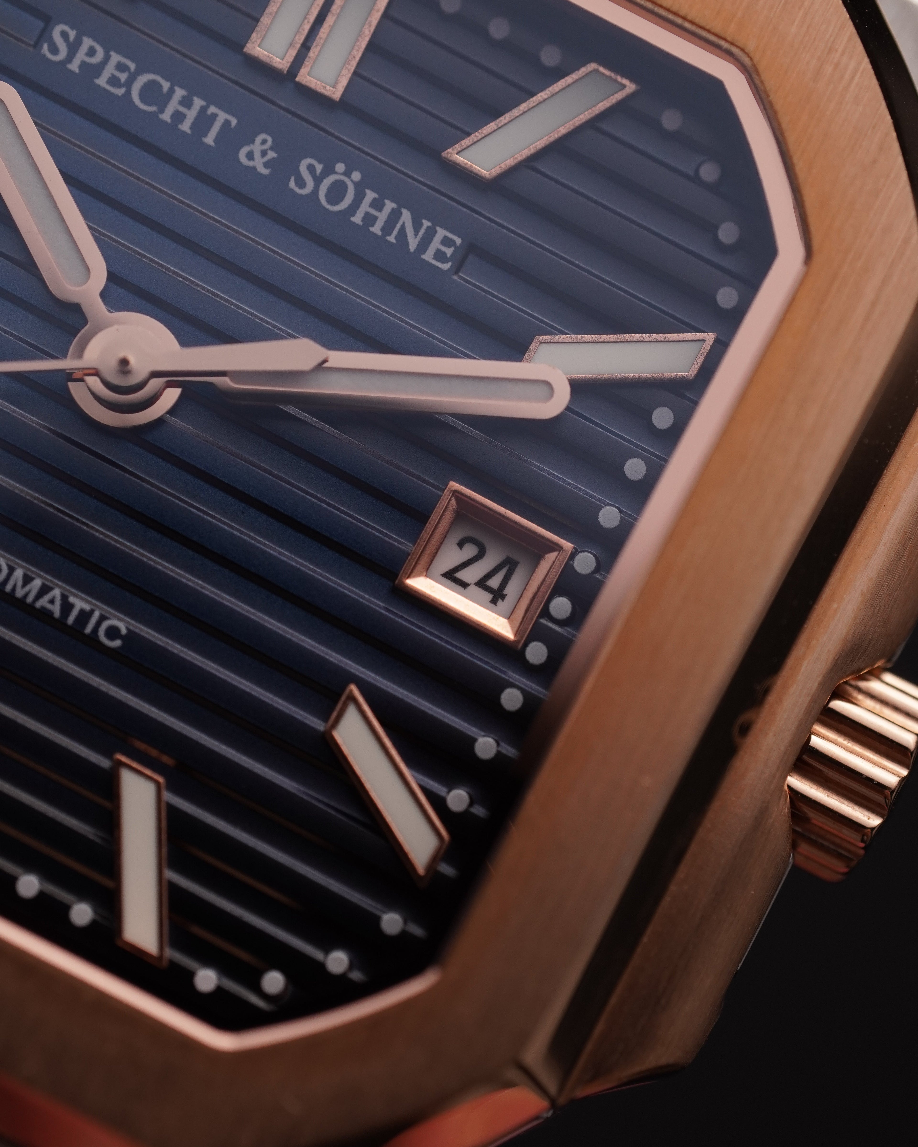Specht & Söhne SP0028A7-L Automático — Esportivo 41mm, pulseira de couro, vista 3