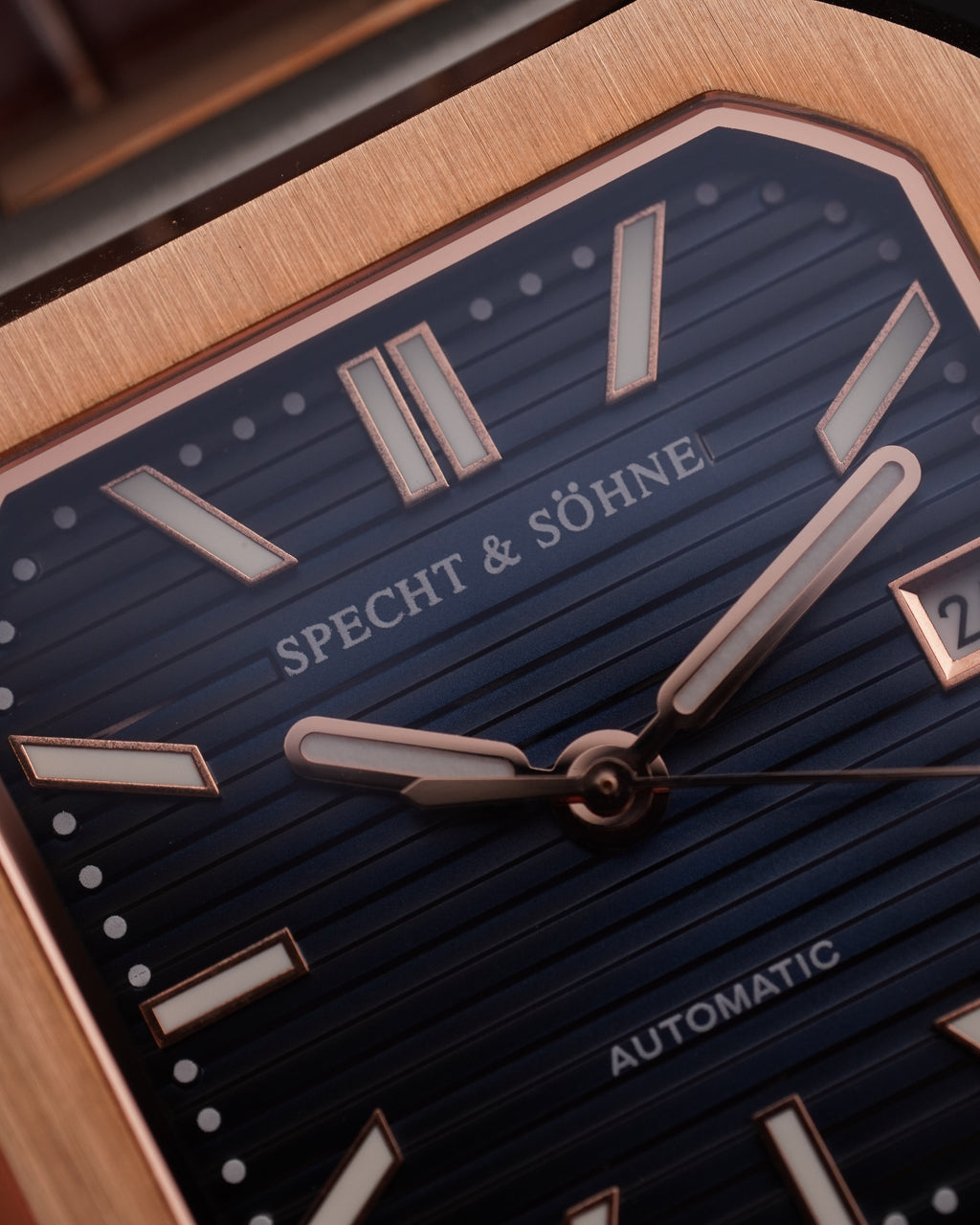 Specht & Söhne SP0028A7-L Automático — Esportivo 41mm, pulseira de couro, vista 4