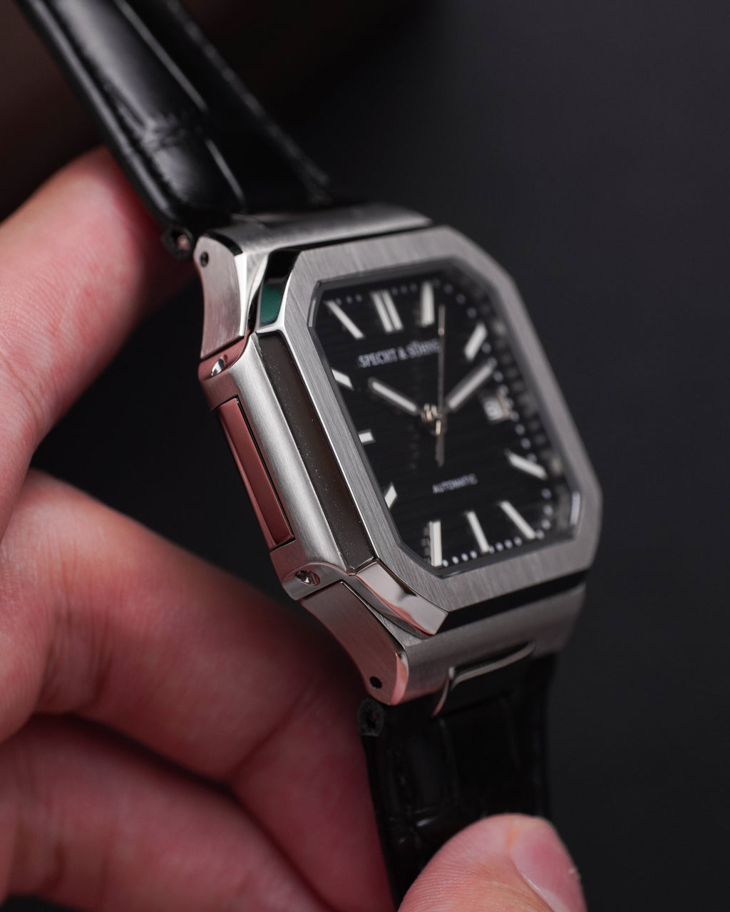 Specht & Söhne SP0028A4-L Automático — Esportivo 41mm, pulseira de couro, vista 7