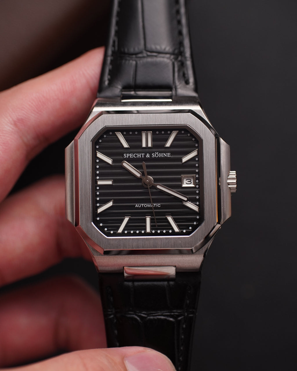 Specht & Söhne SP0028A4-L Automático — Esportivo 41mm, pulseira de couro, vista 2
