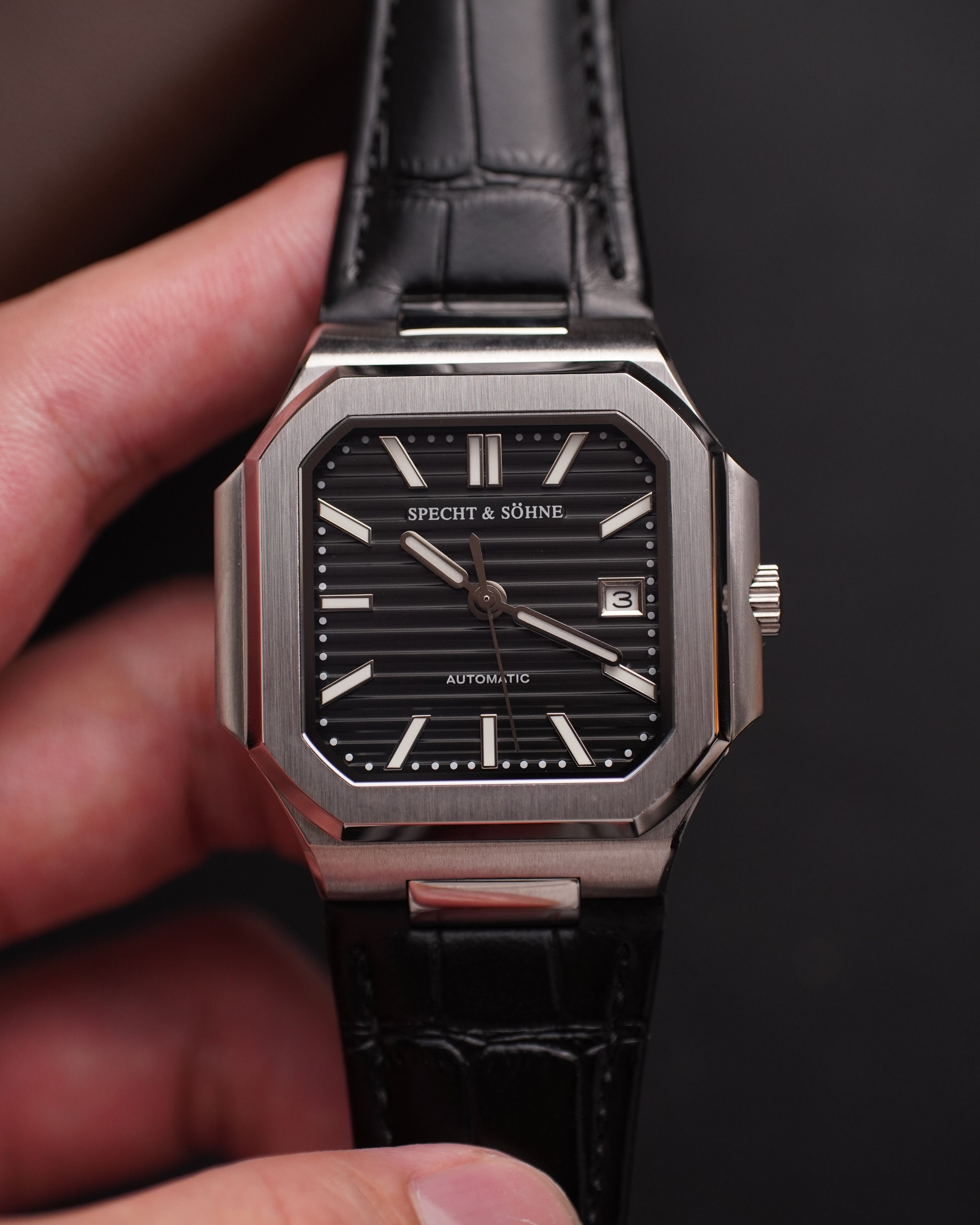 Specht & Söhne SP0028A4-L Automático — Esportivo 41mm, pulseira de couro, vista 2