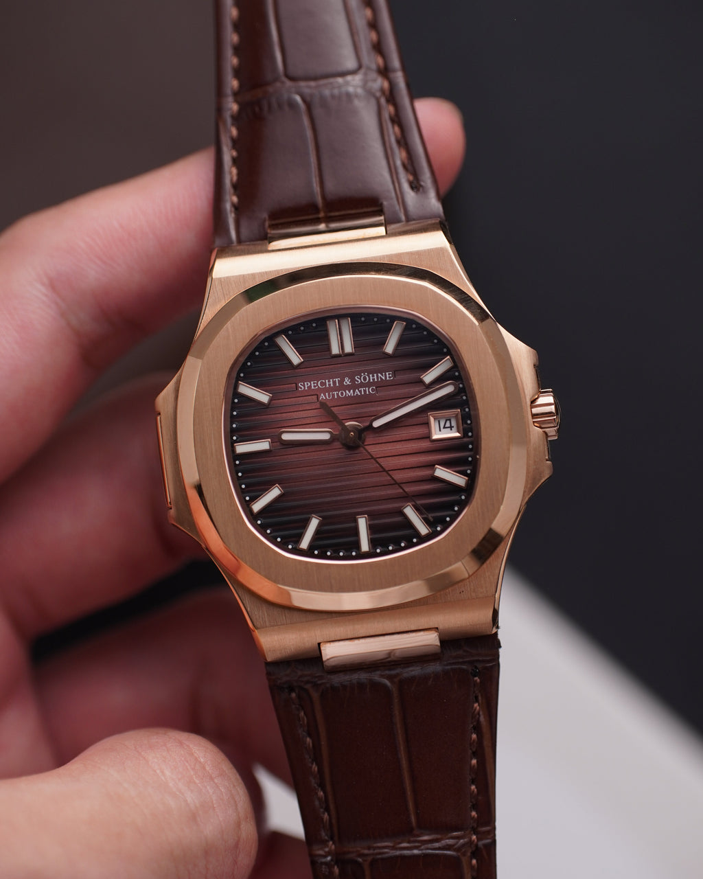 Specht & Söhne SP0005A5-V2-L Automático — Esportivo Integrado 40mm, pulseira de aço, vista 2
