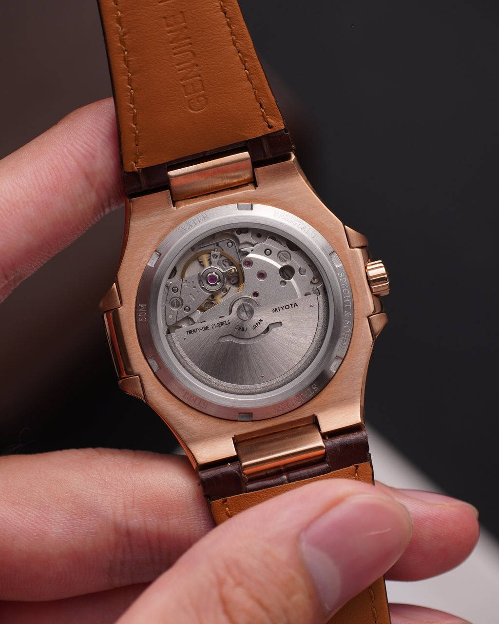 Specht & Söhne SP0005A5-V2-L Automático — Esportivo Integrado 40mm, pulseira de aço, vista 8