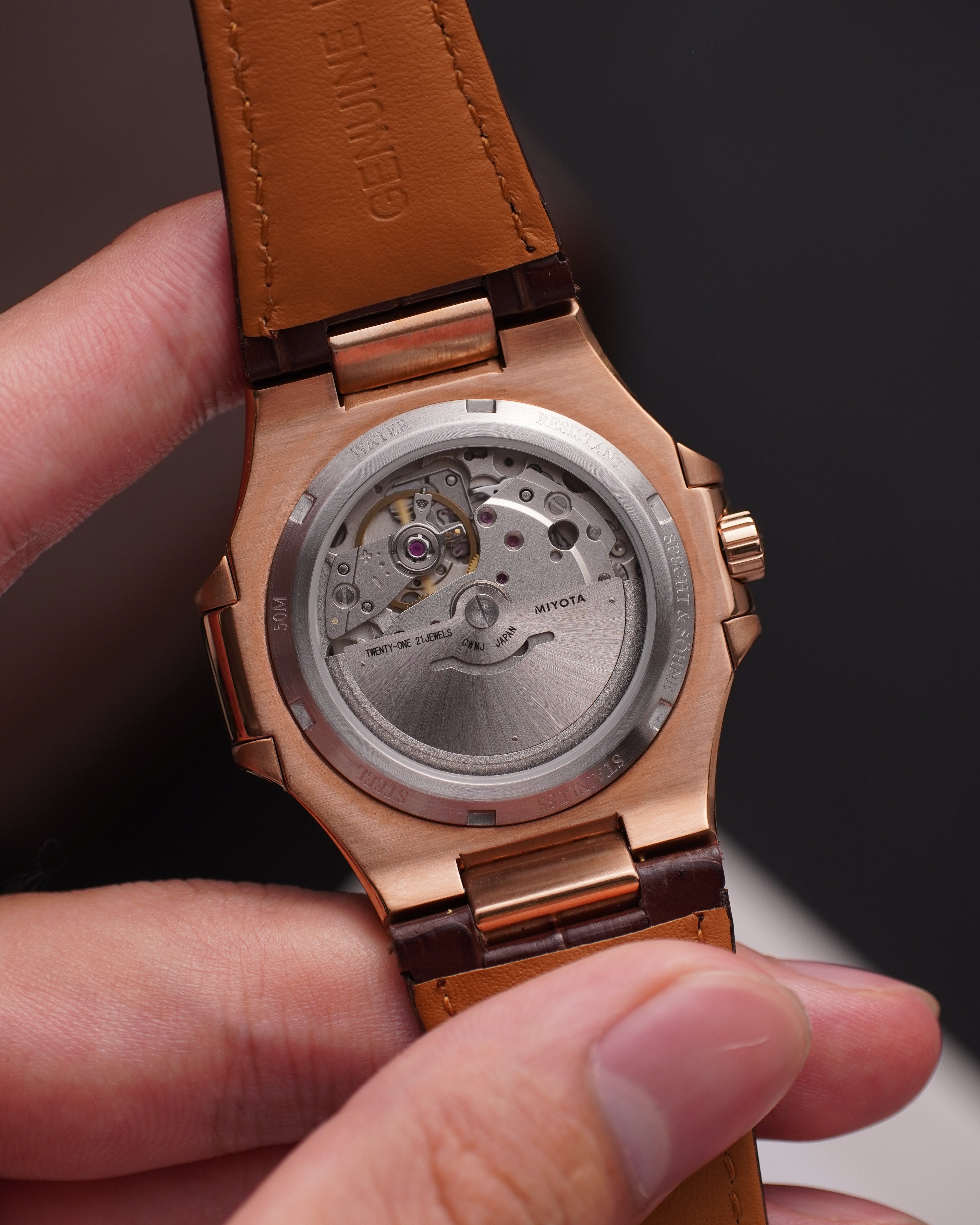 Specht & Söhne SP0005A5-V2-L Automático — Esportivo Integrado 40mm, pulseira de aço, vista 8
