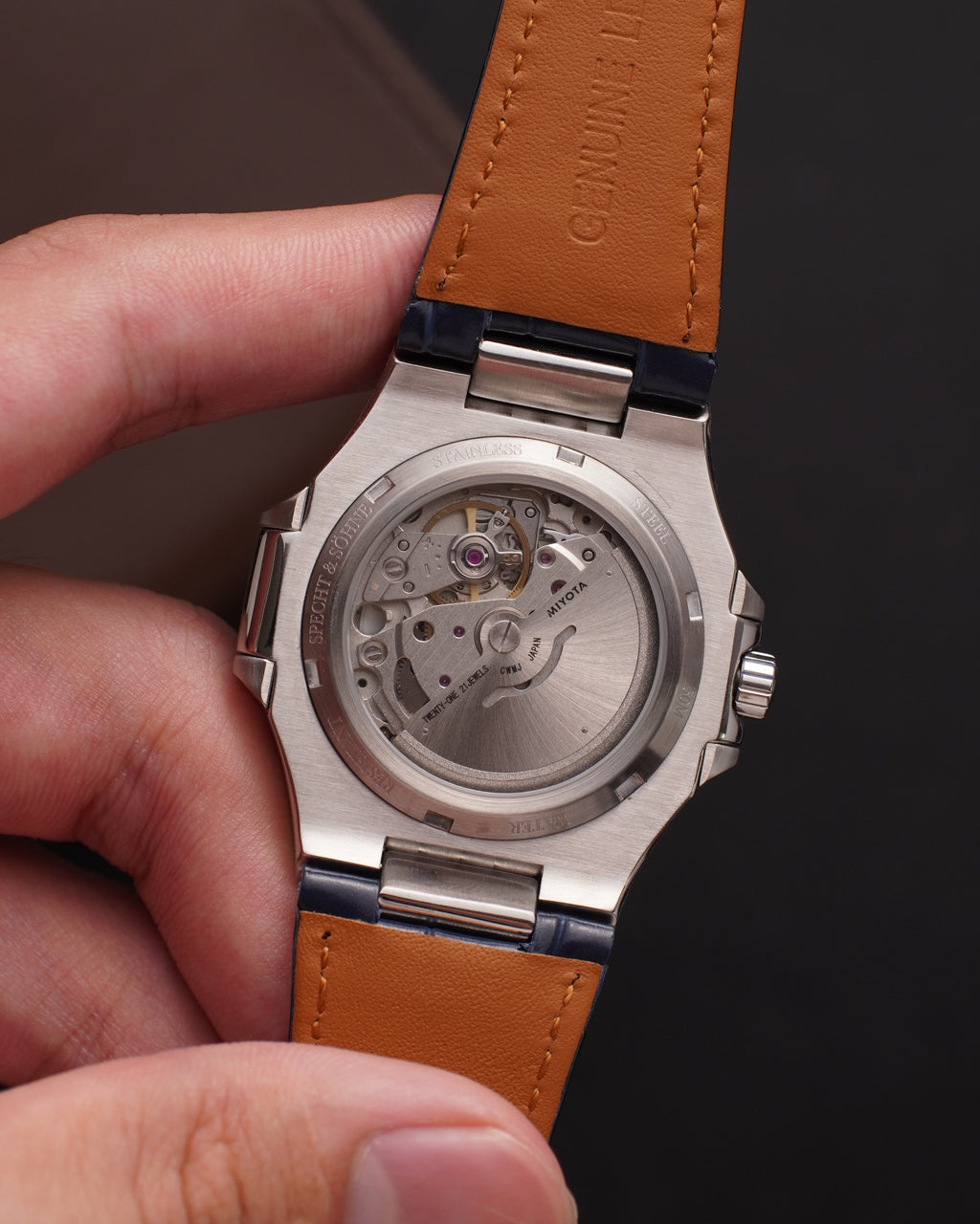 Specht & Söhne SP0005A1-V2-L Automático — Esportivo Integrado 40mm, pulseira de aço, vista 6