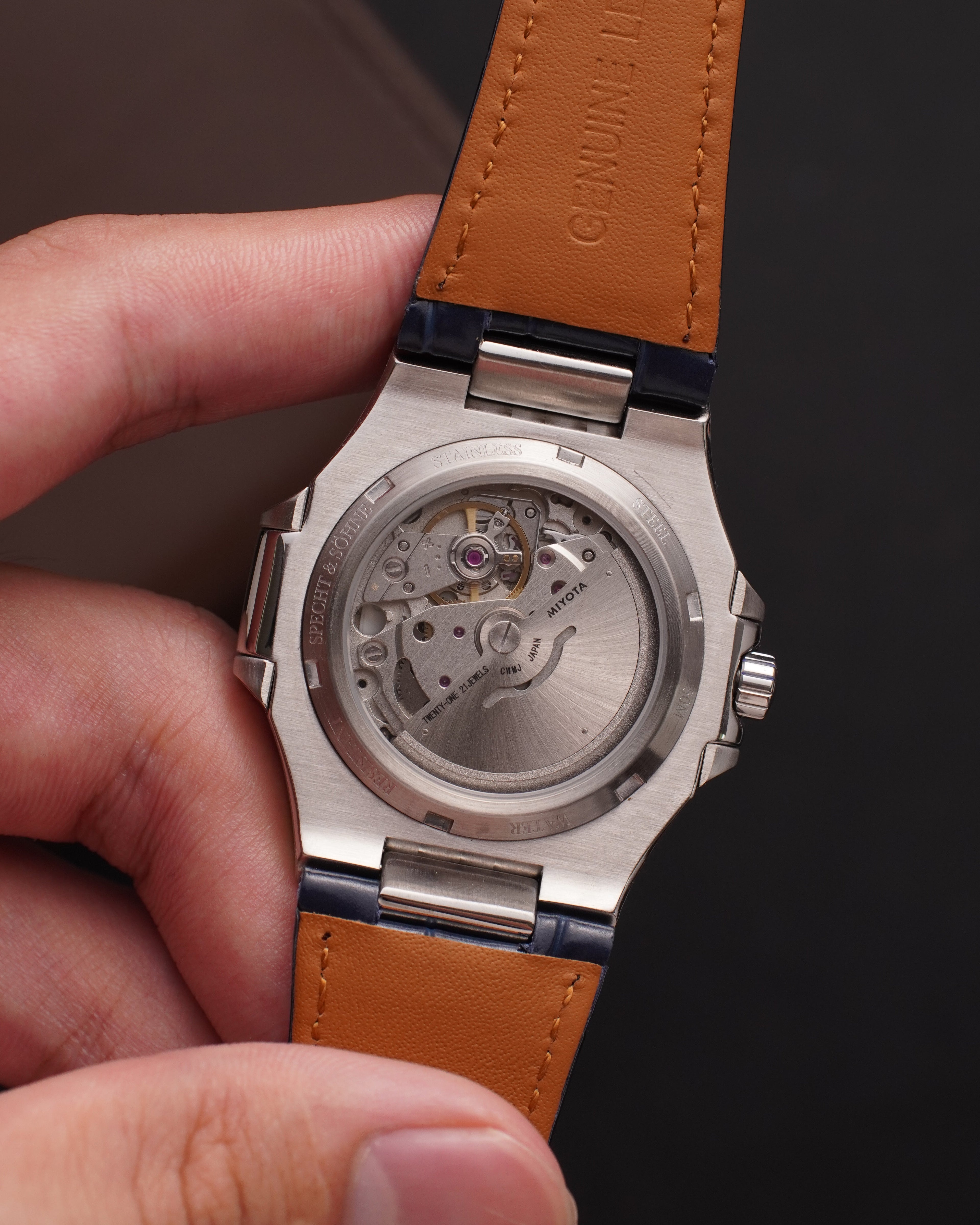Specht & Söhne SP0005A1-V2-L Automático — Esportivo Integrado 40mm, pulseira de aço, vista 6