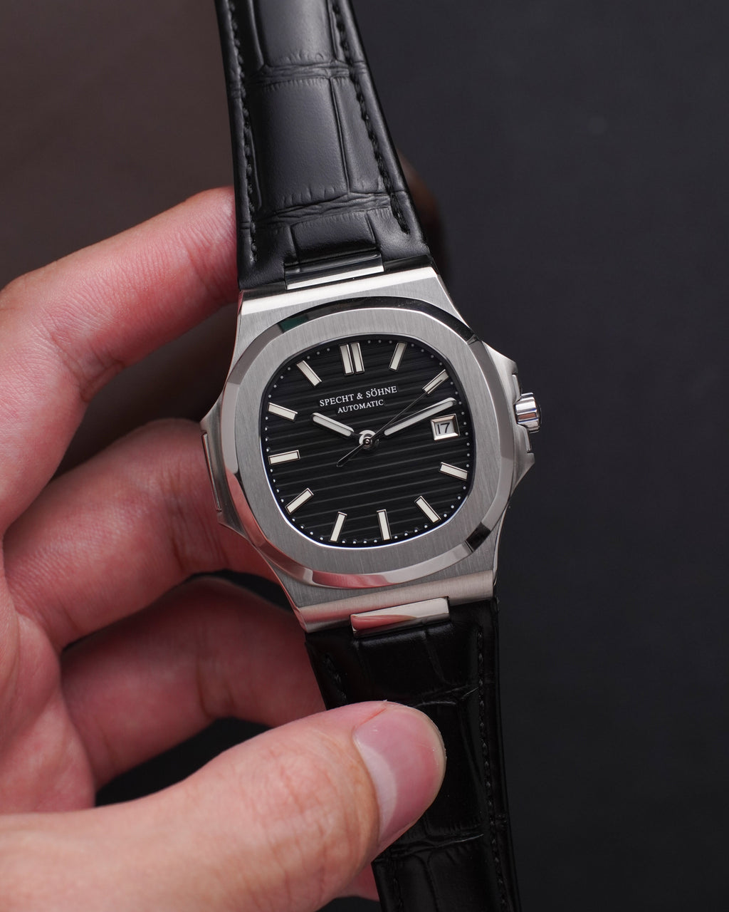 Specht & Söhne SP0005A2-V2-L Automático — Esportivo Integrado 40mm, pulseira de aço, vista 2