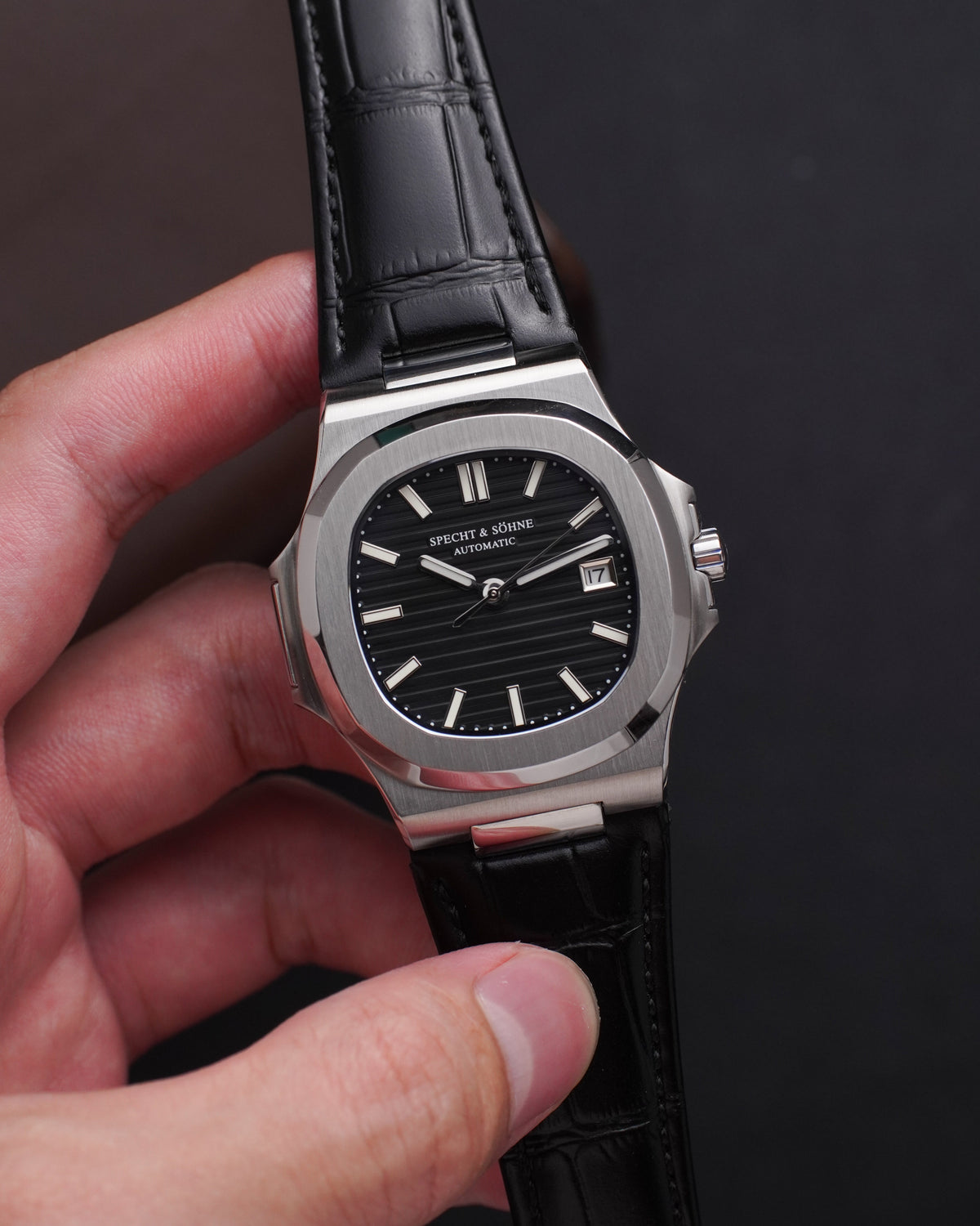 Specht & Söhne SP0005A2-V2-L Automático — Esportivo Integrado 40mm, pulseira de aço, vista 2