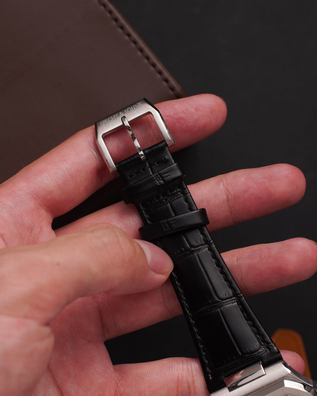 Specht & Söhne SP0028A3-L Automático — Esportivo 41mm, pulseira de couro, vista 7