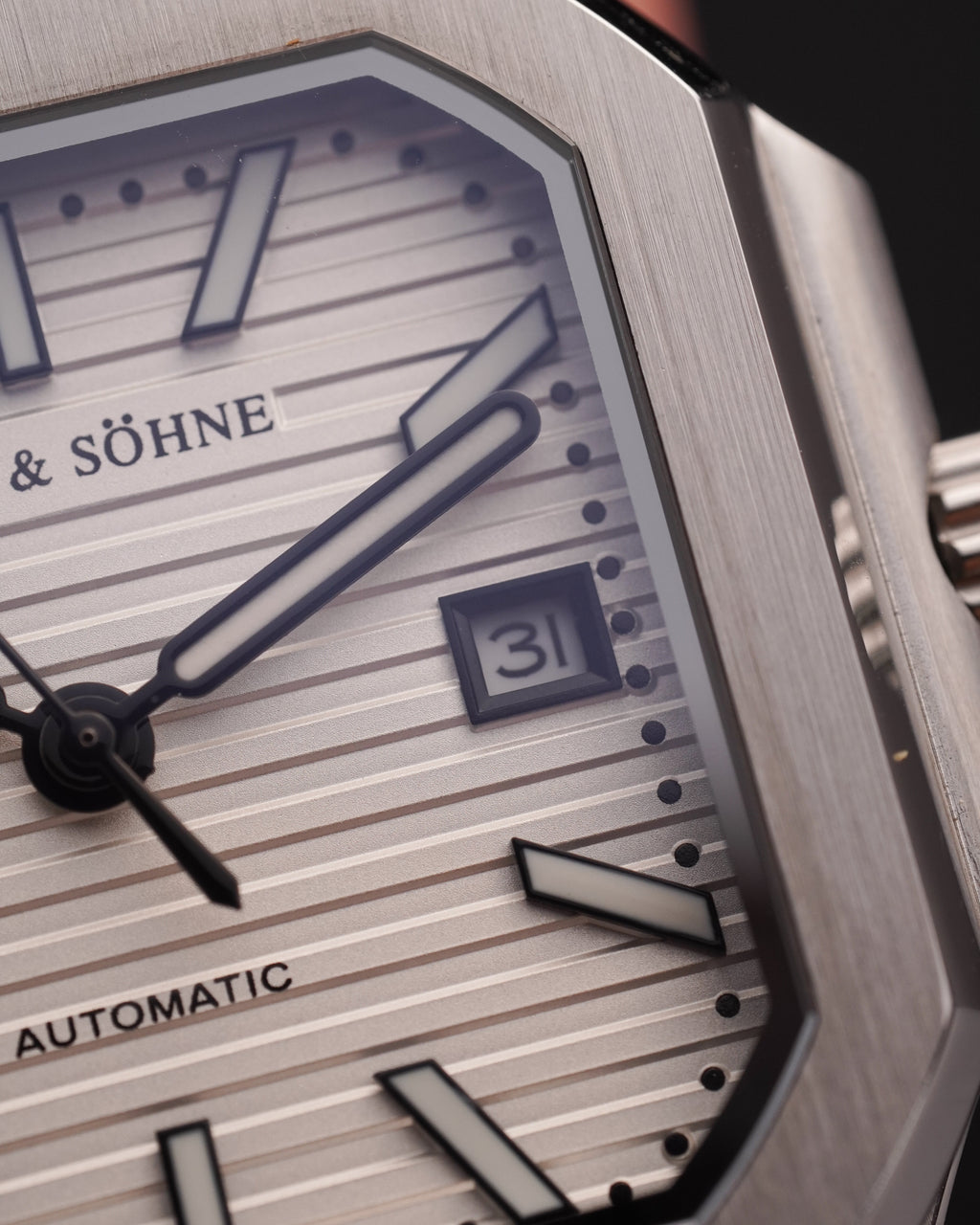 Specht & Söhne SP0028A3-L Automático — Esportivo 41mm, pulseira de couro, vista 3