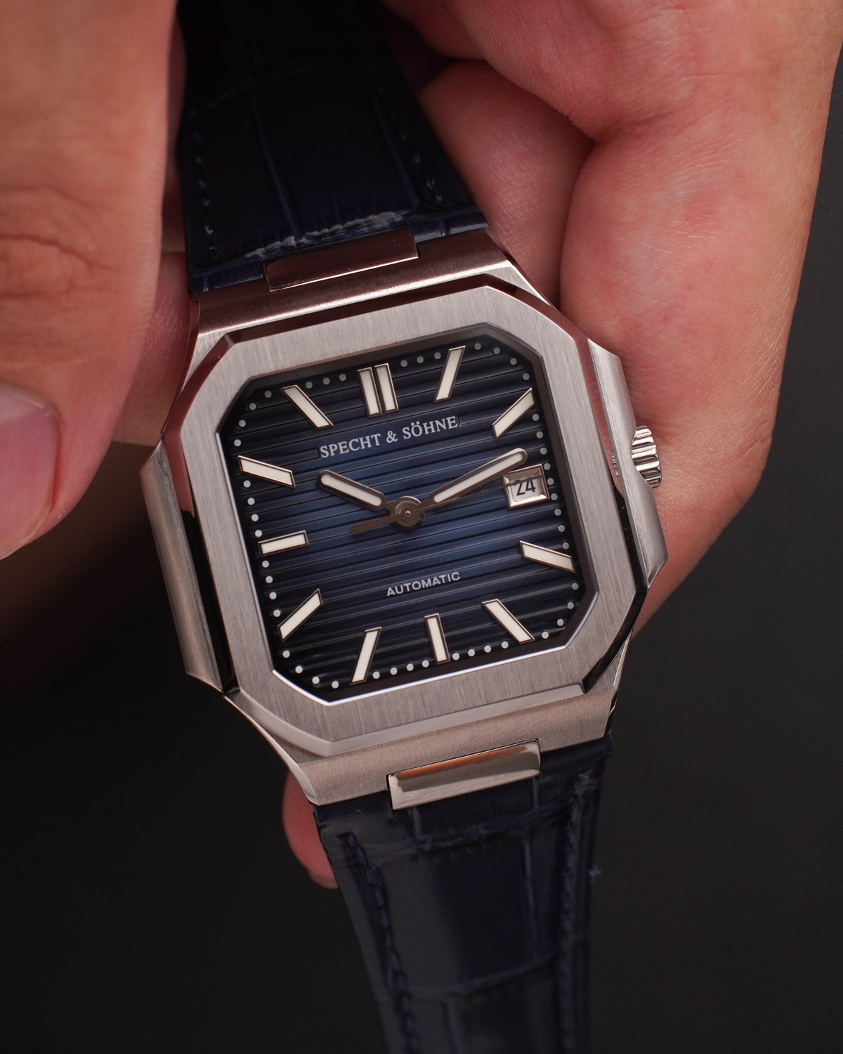 Specht & Söhne SP0028A2-L Automático — Esportivo 41mm, pulseira de couro, vista 2