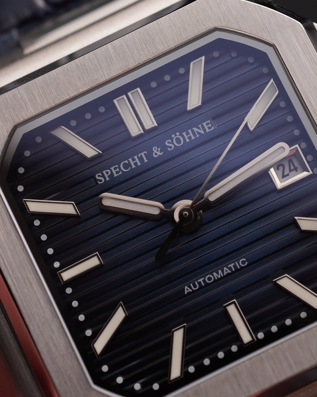 Specht & Söhne SP0028A2-L Automático — Esportivo 41mm, pulseira de couro, vista 3
