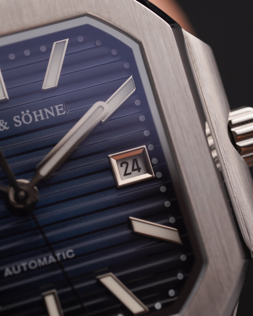 Specht & Söhne SP0028A2-L Automático — Esportivo 41mm, pulseira de couro, vista 5