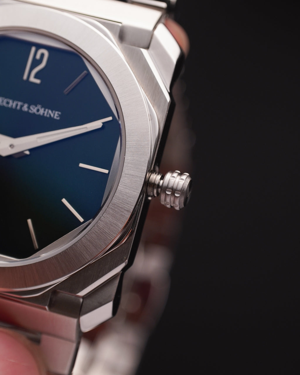 Specht & Söhne SP2654Q3 Quartz — Ultrafino 38mm, pulseira de aço, vista 6