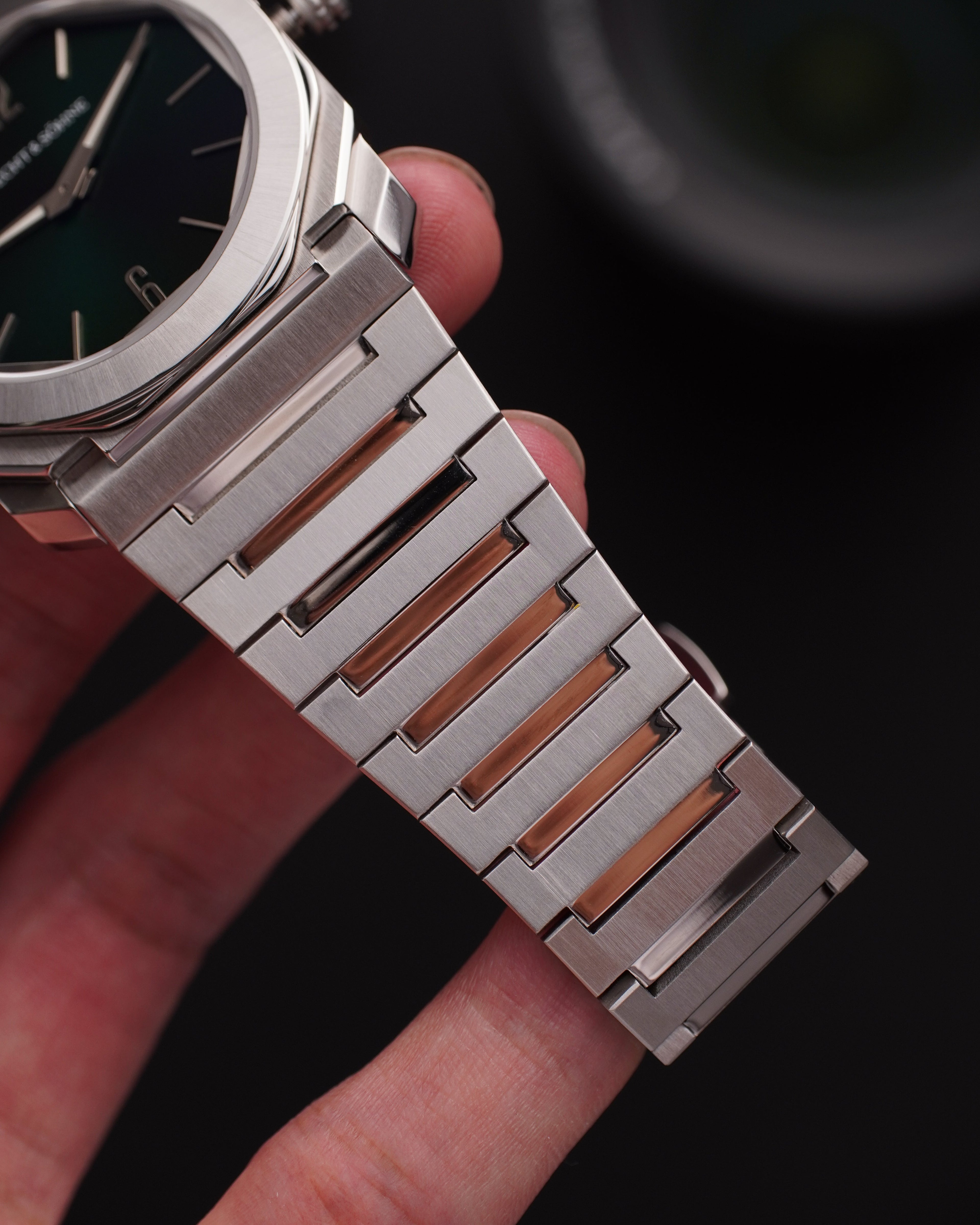 Specht & Söhne SP2654Q3 Quartz — Ultrafino 38mm, pulseira de aço, vista 7