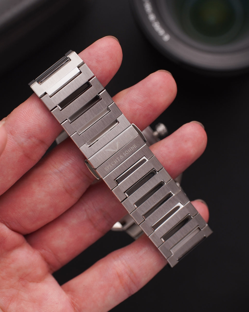 Specht & Söhne SP2654Q3 Quartz — Ultrafino 38mm, pulseira de aço, vista 10