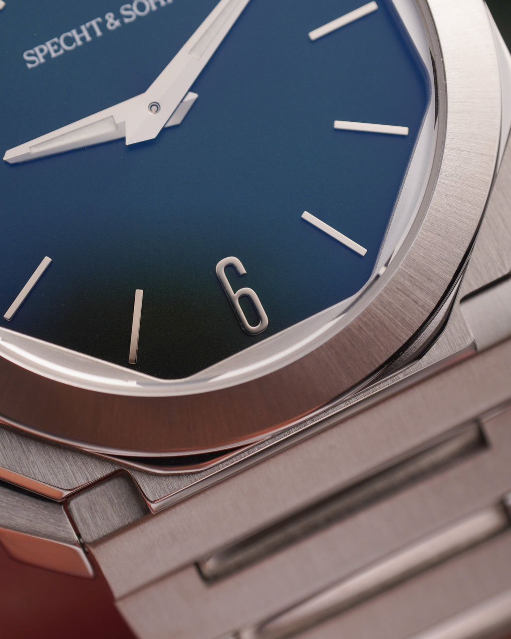 Specht & Söhne SP2654Q3 Quartz — Ultrafino 38mm, pulseira de aço, vista 5