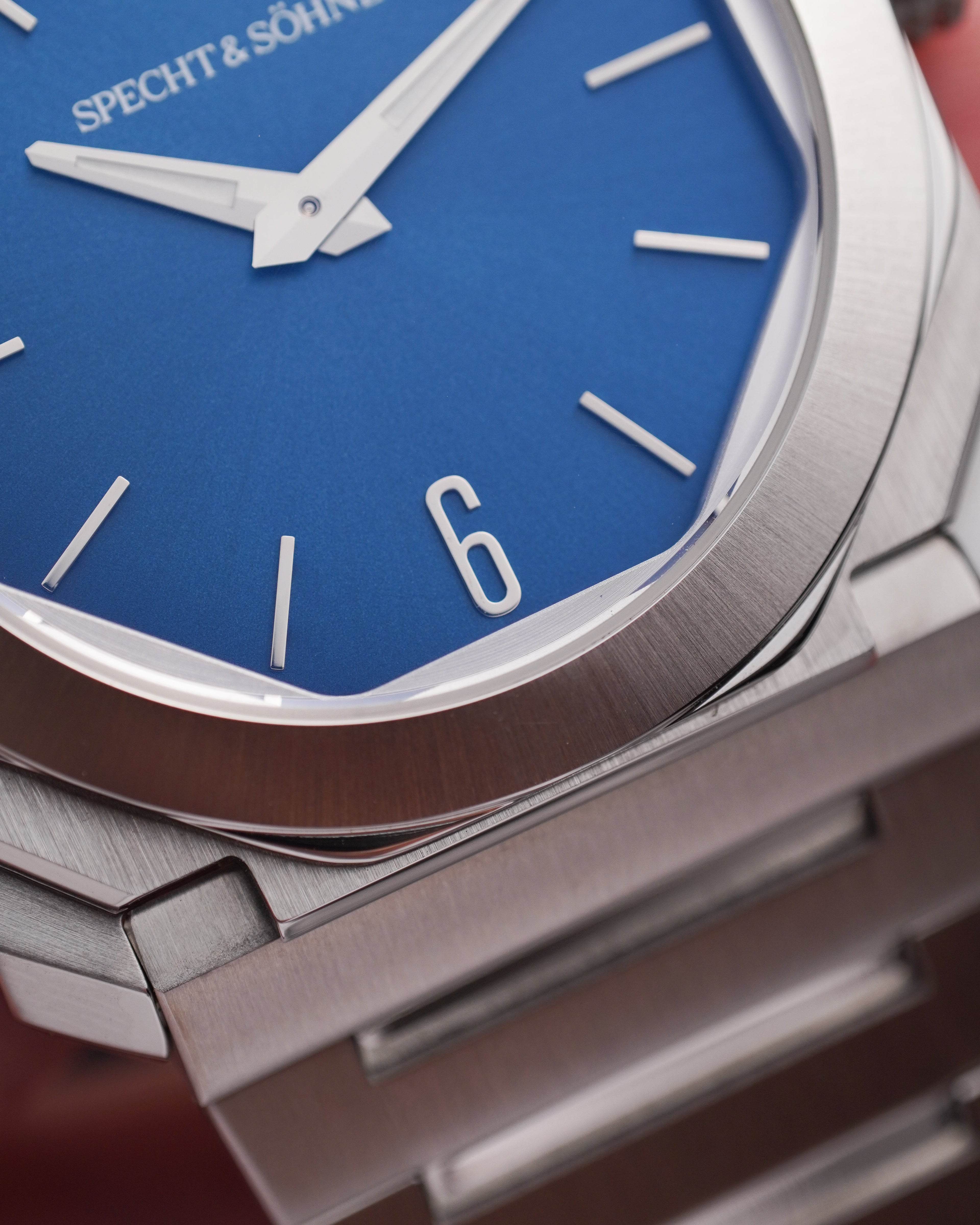 Specht & Söhne SP2654Q2 Quartz — Ultrafino 38mm, pulseira de aço, vista 5